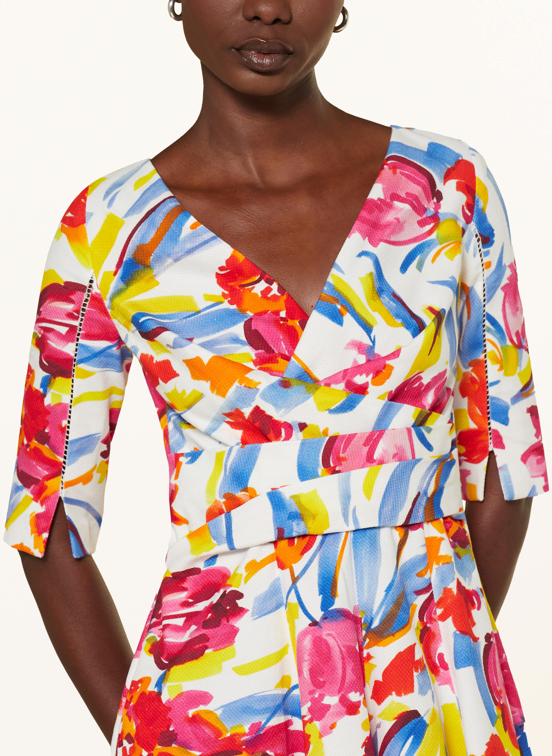 Thumbnail - Talbot Runhof Cocktailkleid Mit 3/4-Arm pink