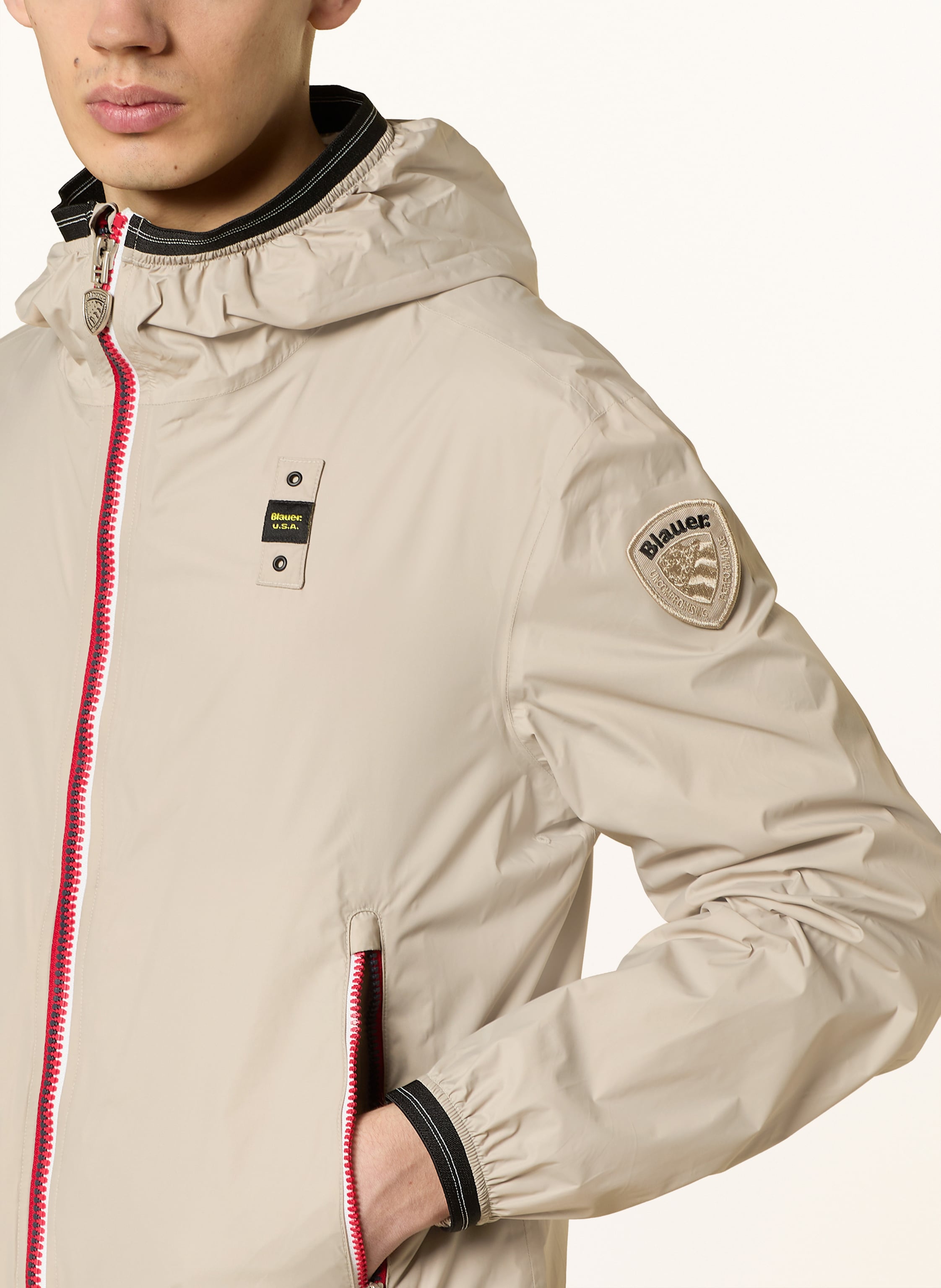 Thumbnail - Blauer Windbreaker Dodge beige