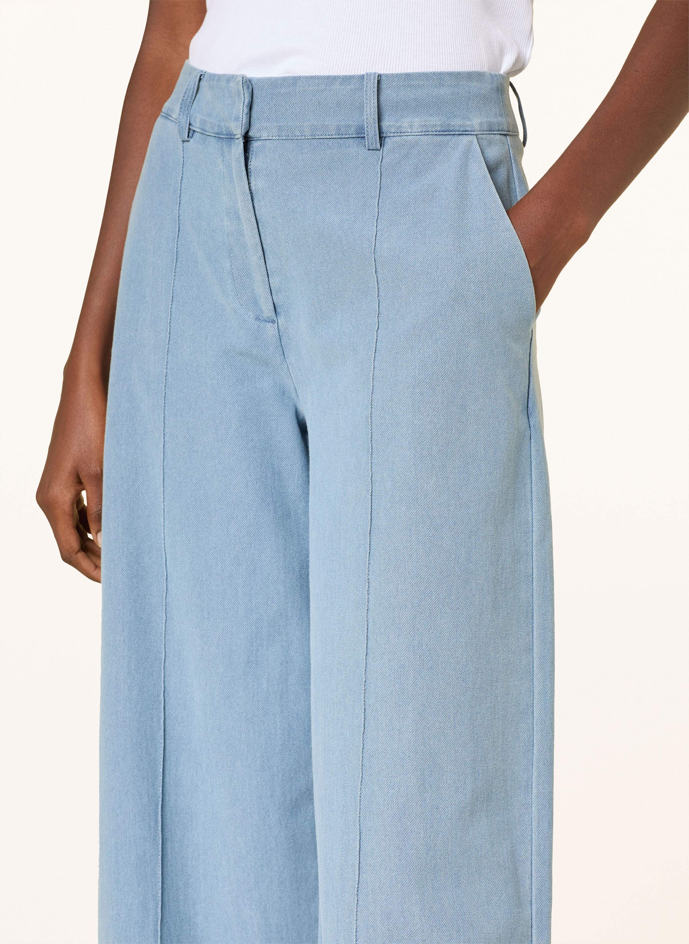 Thumbnail - Ichi Marlenehose Ihkate In Jeansoptik blau