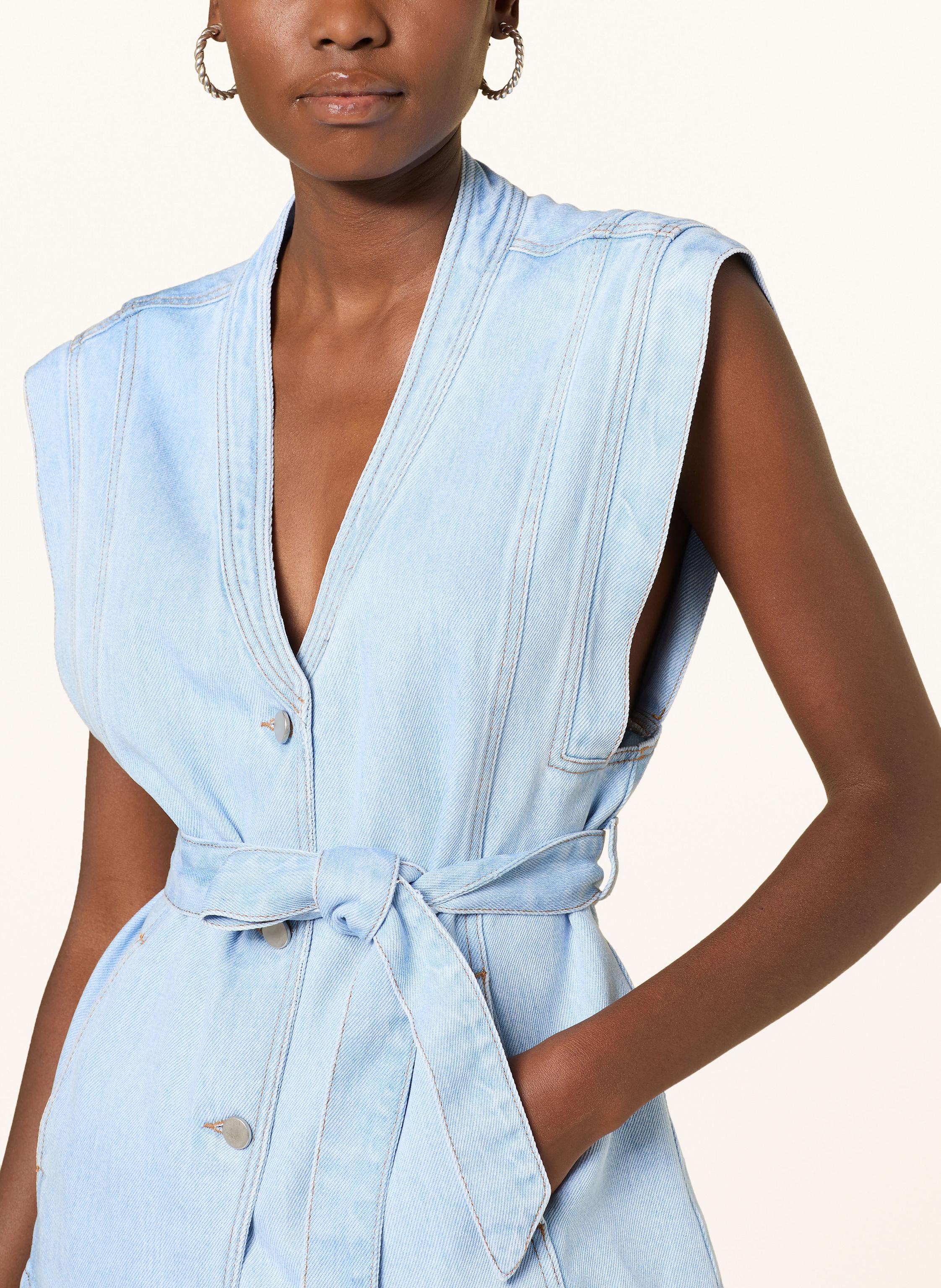 Thumbnail - Msch Copenhagen Jeans-Weste Mschjosephine Rue blau