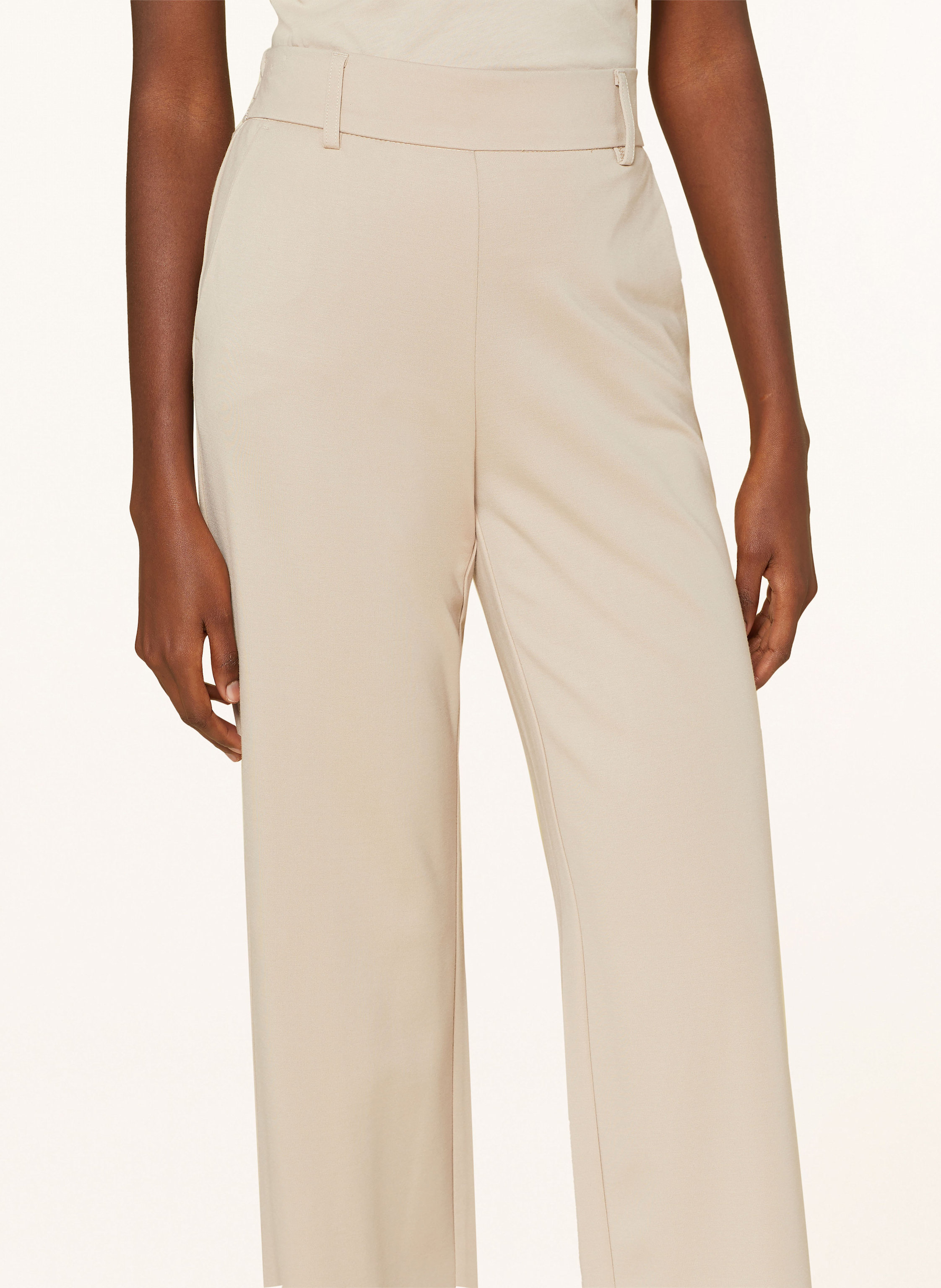 Thumbnail - Only Marlenehose Aus Sweat beige