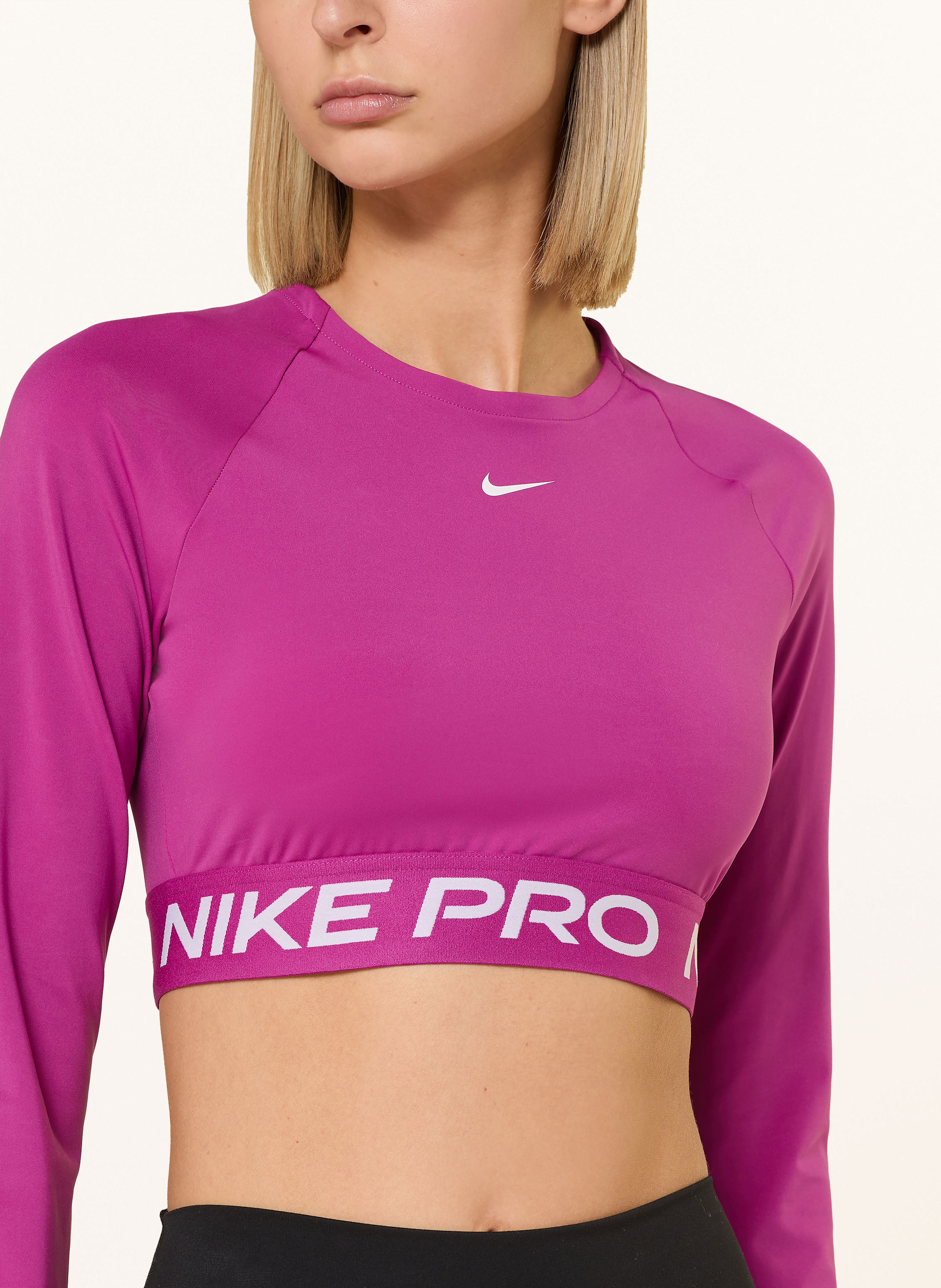 Thumbnail - Nike Cropped-Longsleeve Pro 365 Dri-Fit lila