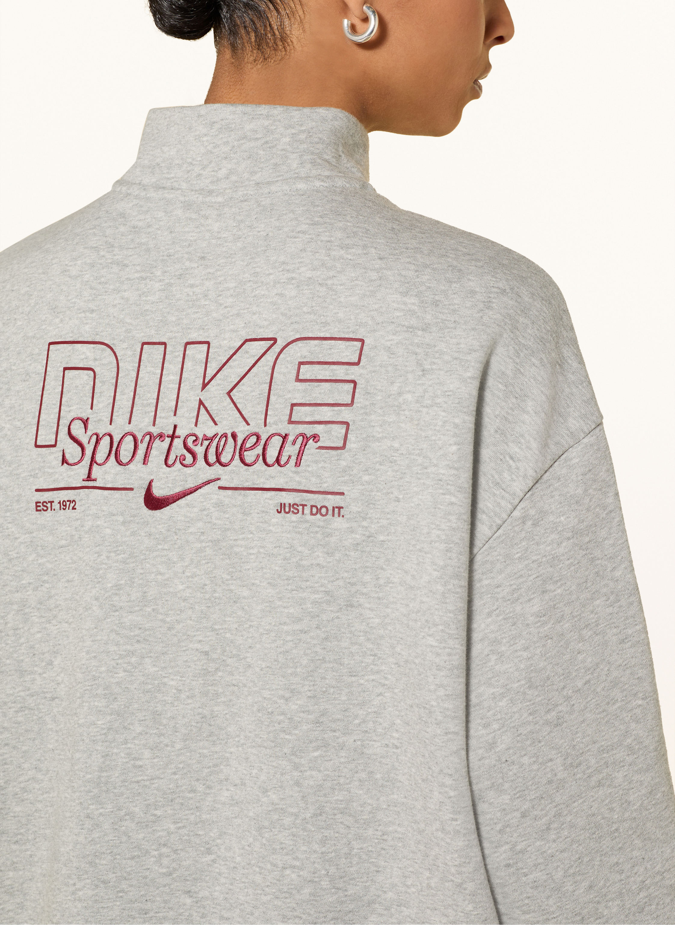 Thumbnail - Nike Sweat-Troyer Sportswear grau