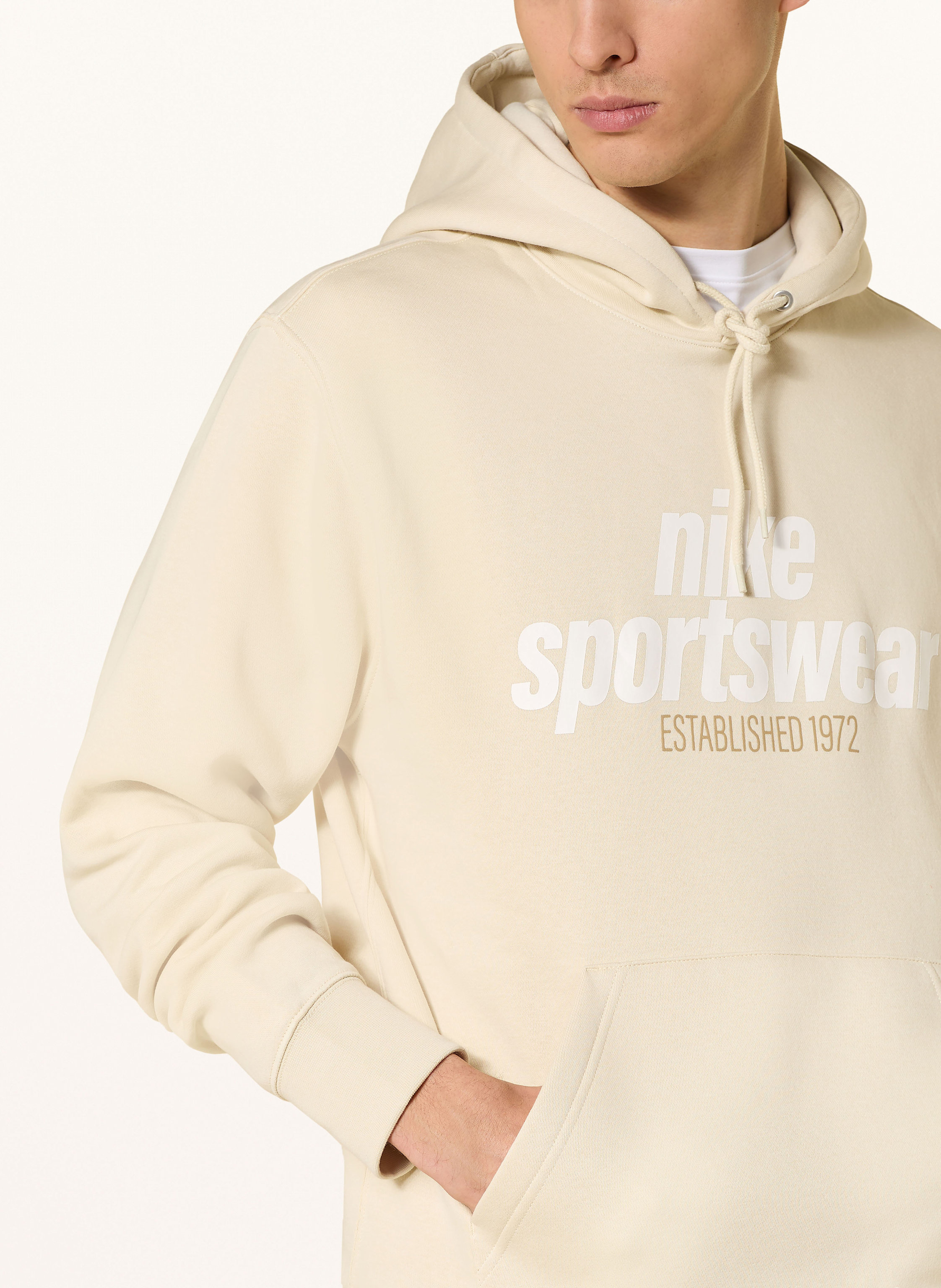 Thumbnail - Nike Hoodie beige
