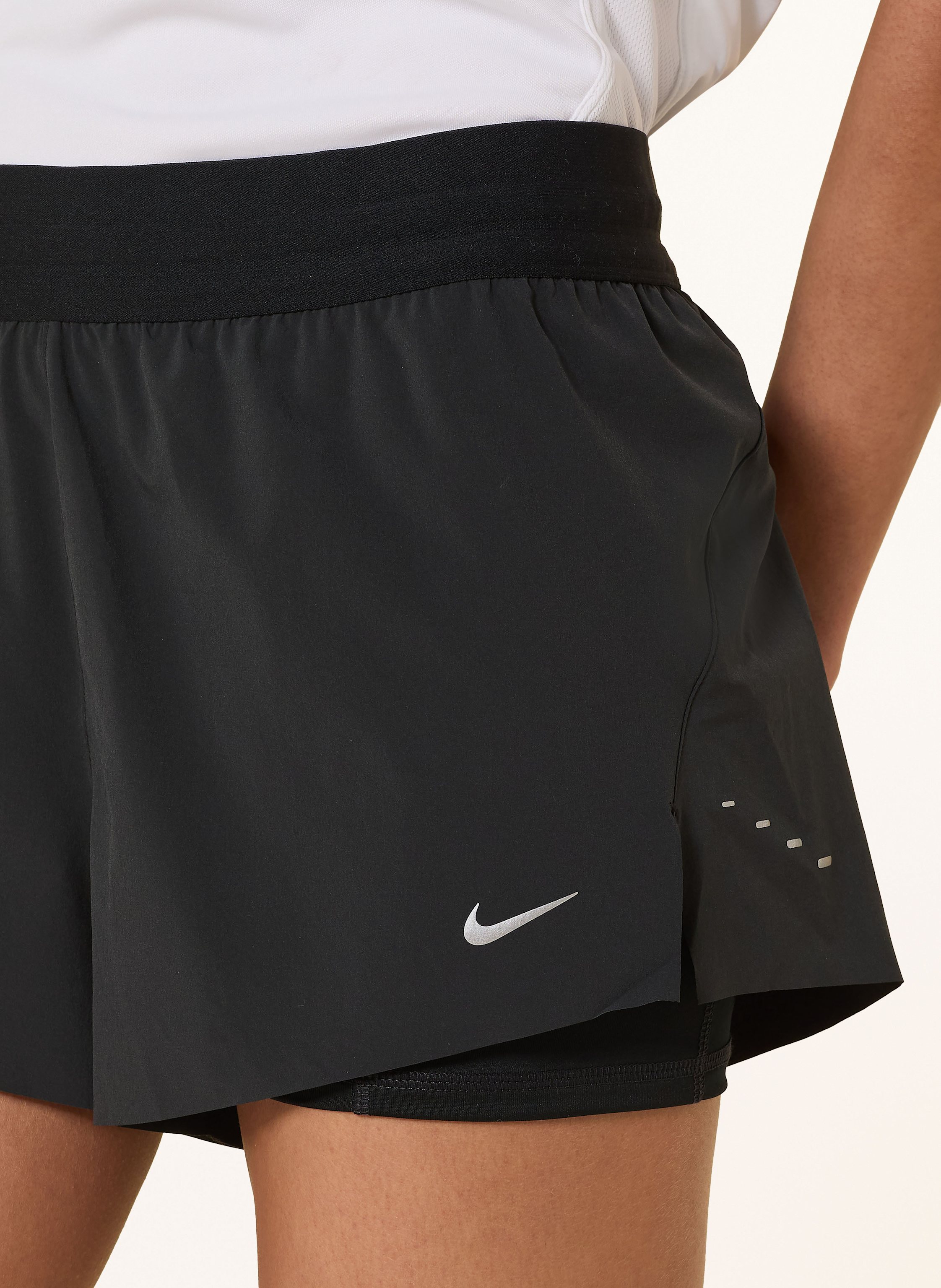 Thumbnail - Nike 2-In-1-Laufshorts Dri-Fit Swift schwarz
