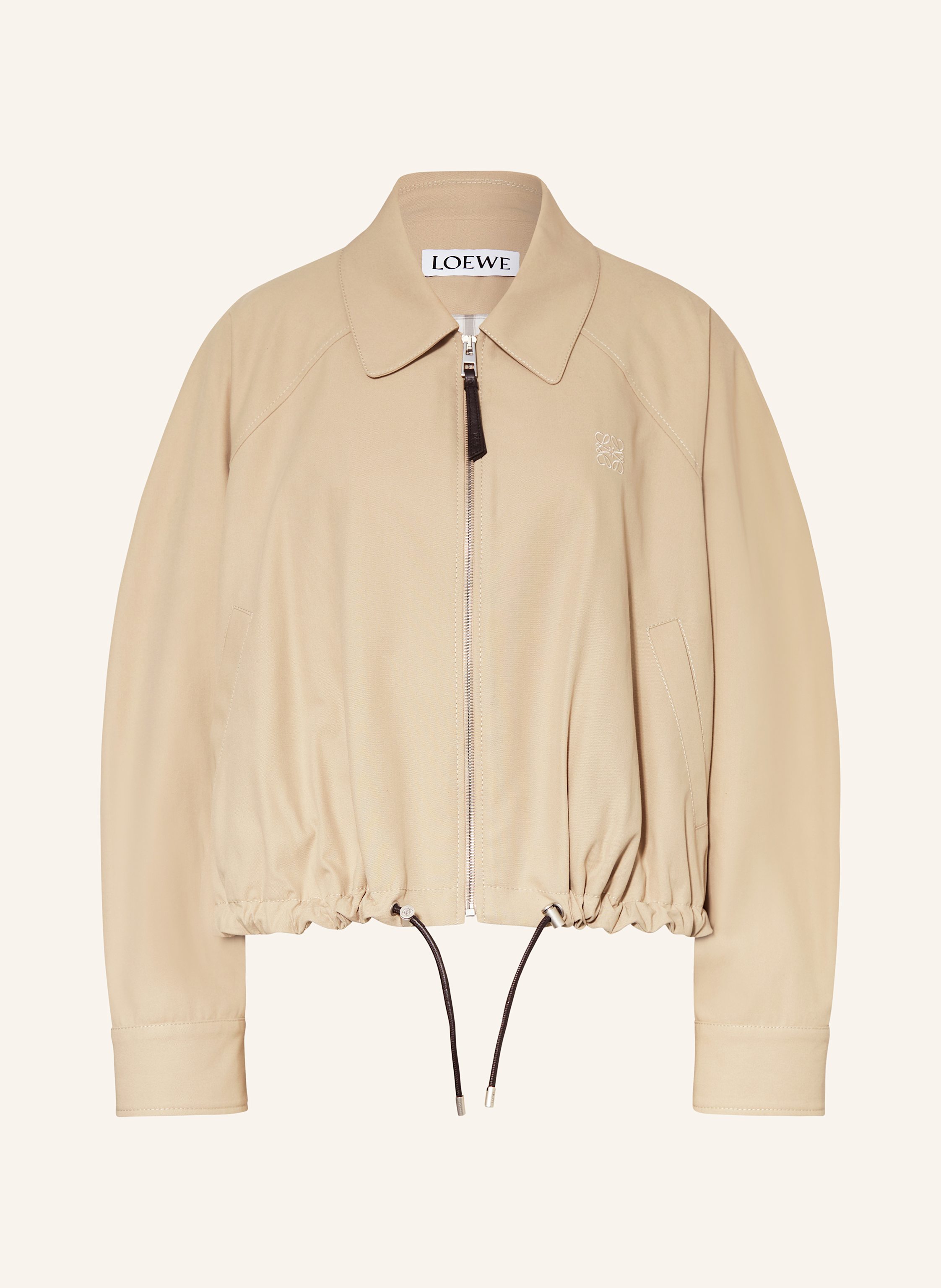 LOEWE Bomber jacket in beige