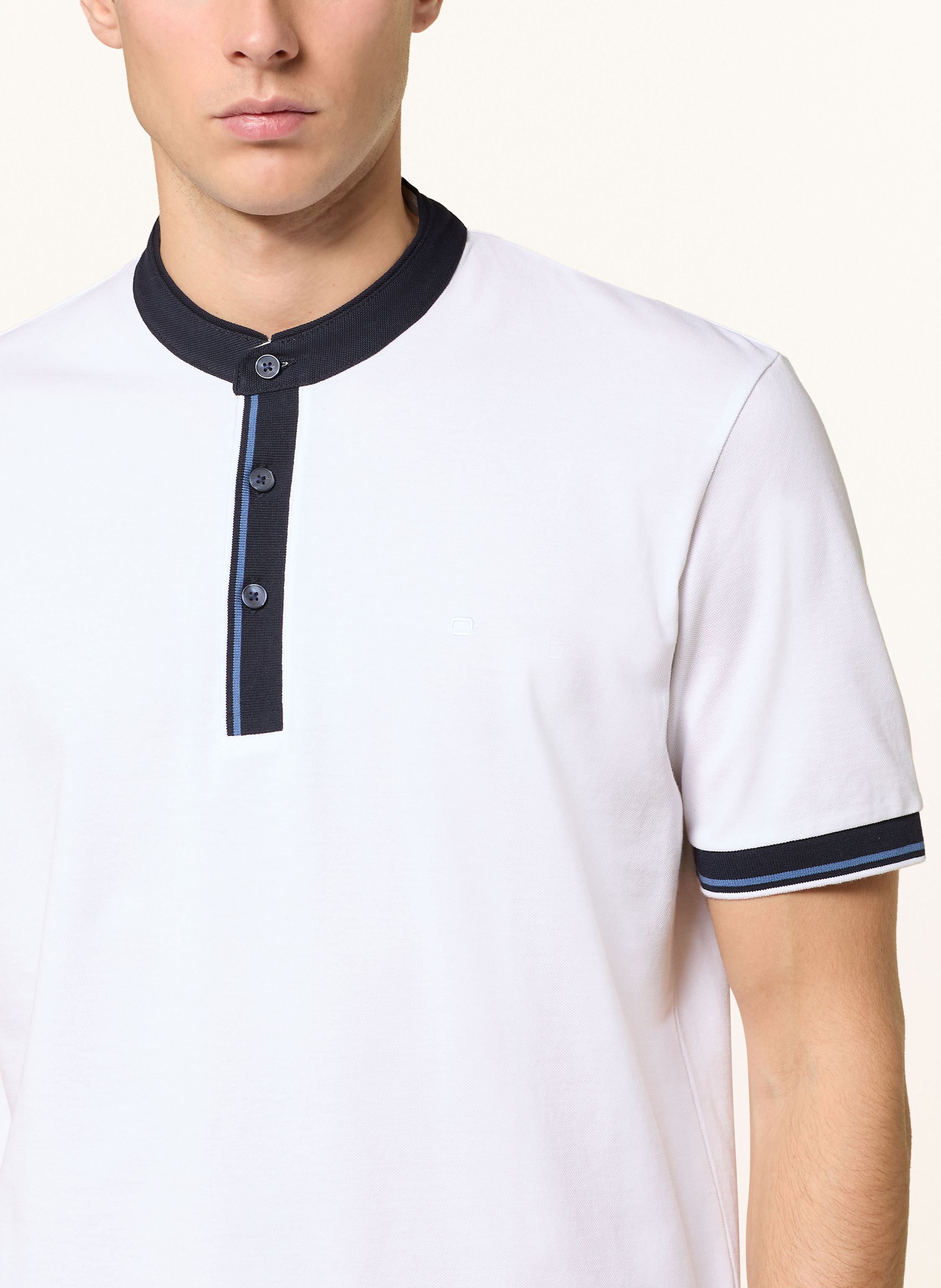 Thumbnail - Olymp Piqué-Poloshirt weiss