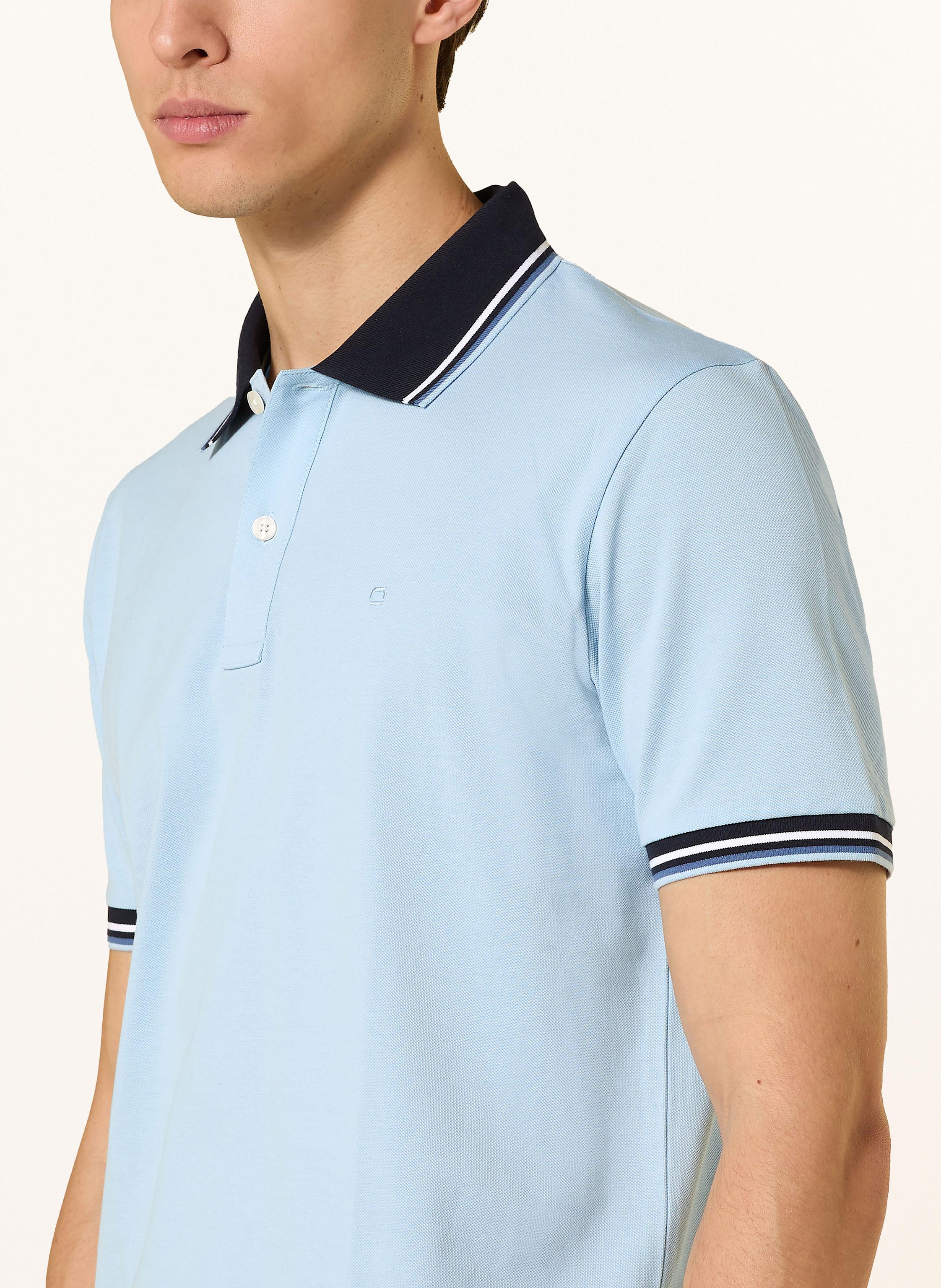 Thumbnail - Olymp Piqué-Poloshirt Casual Fit blau