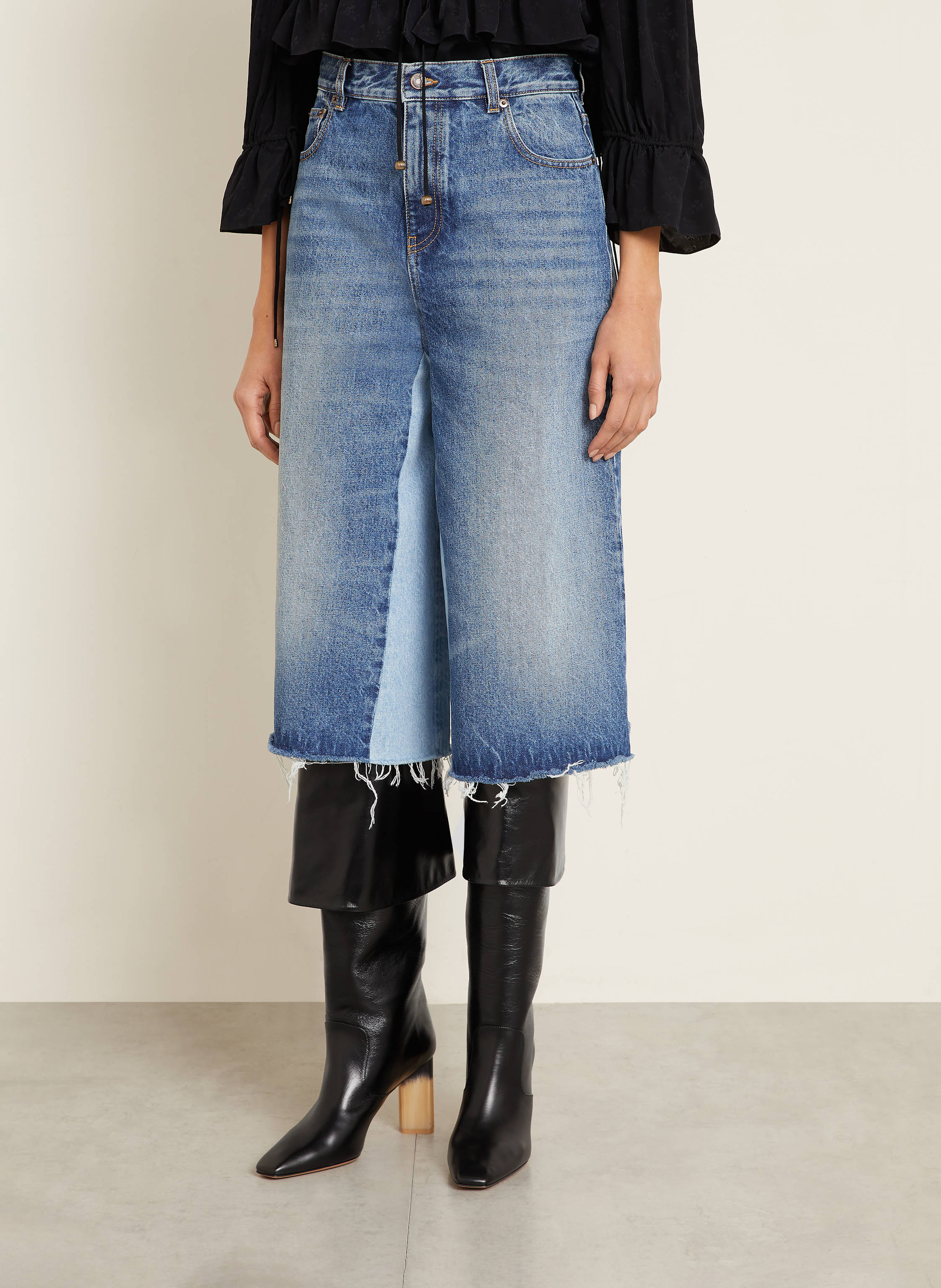 Thumbnail - Chloé Jeans-Culotte blau