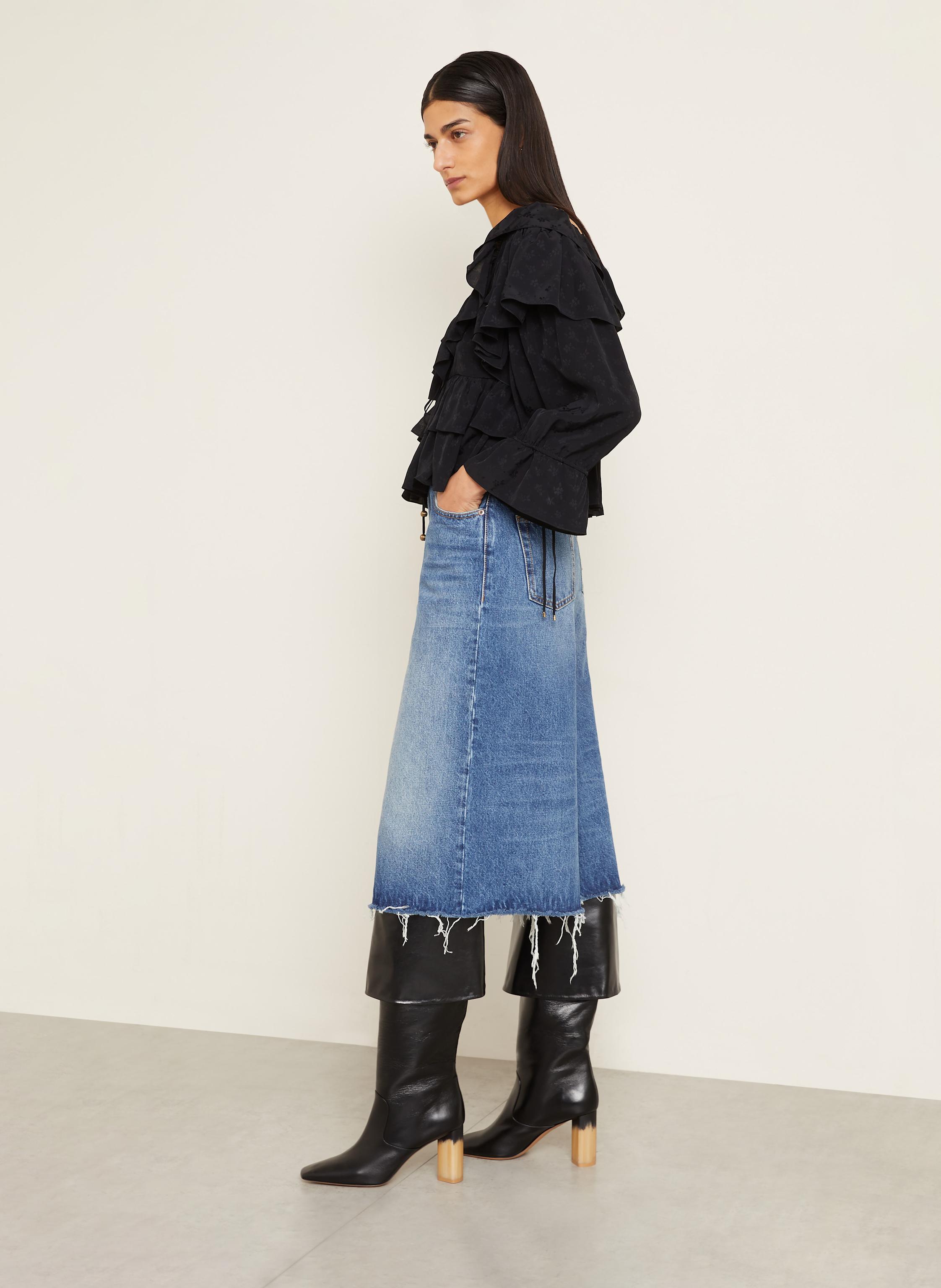 Thumbnail - Chloé Jeans-Culotte blau