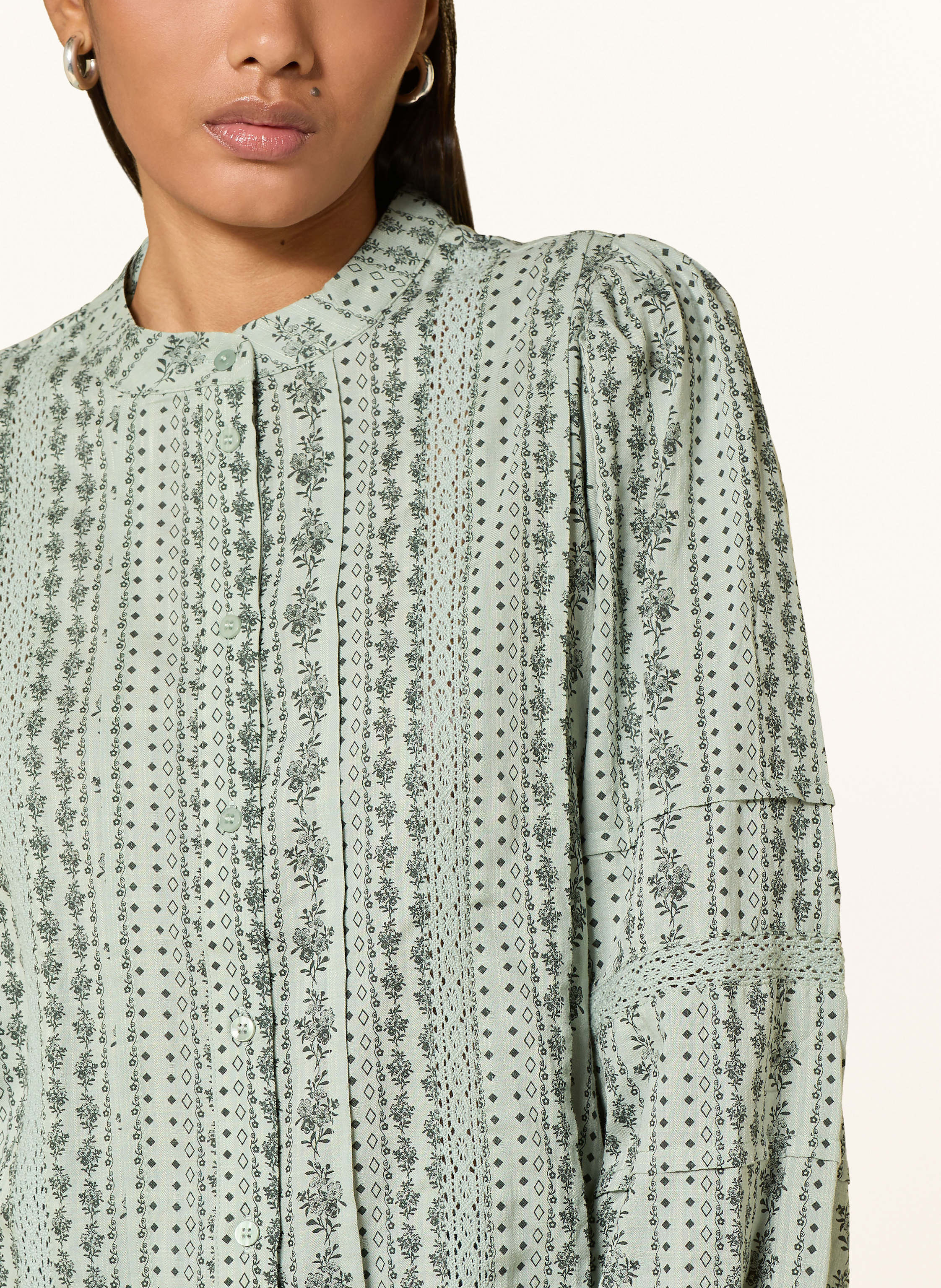 Thumbnail - Lollys Laundry Bluse Paulinall gruen