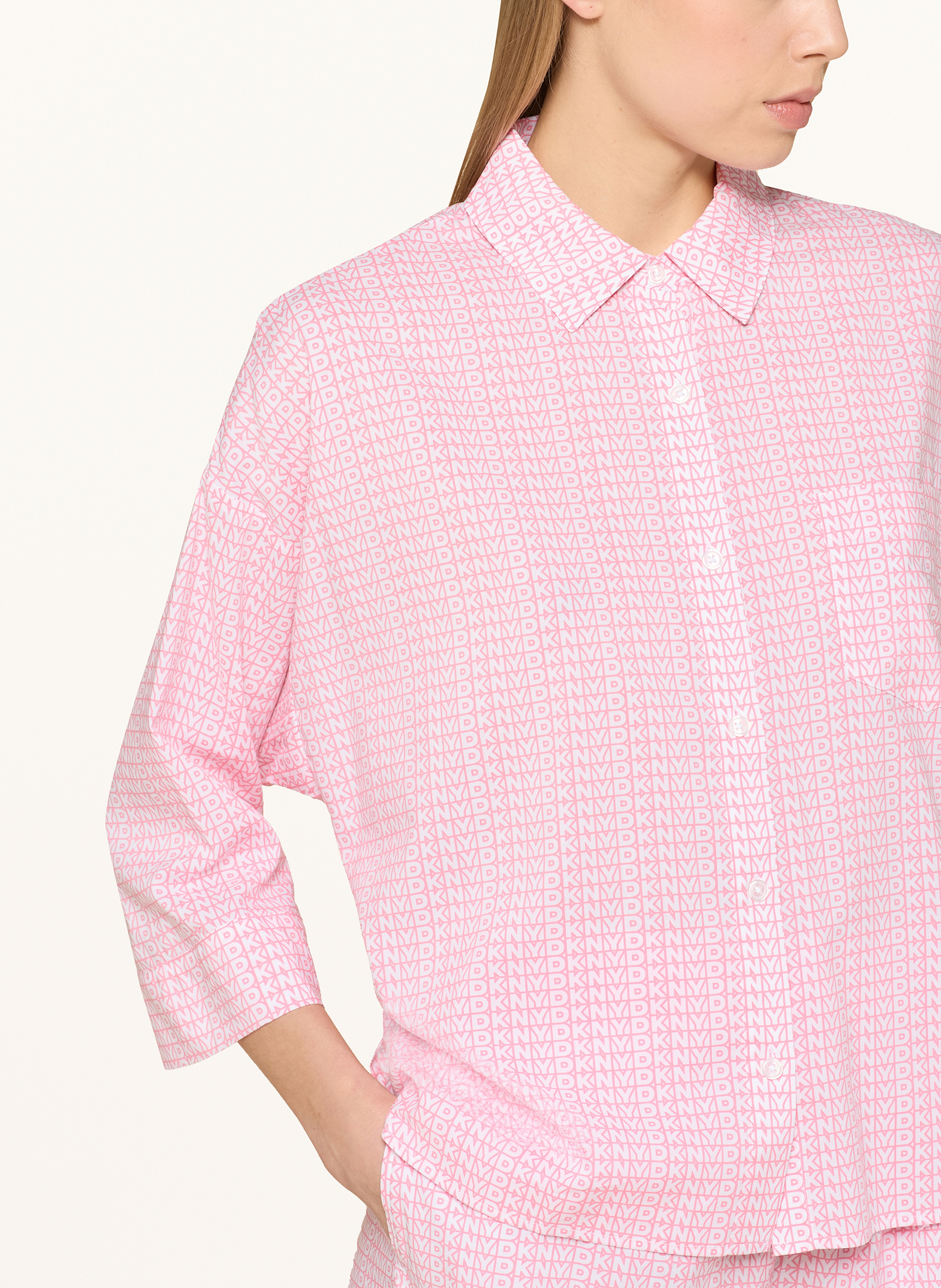 Thumbnail - Dkny Schlafanzug A New Era Mit 3/4-Arm pink