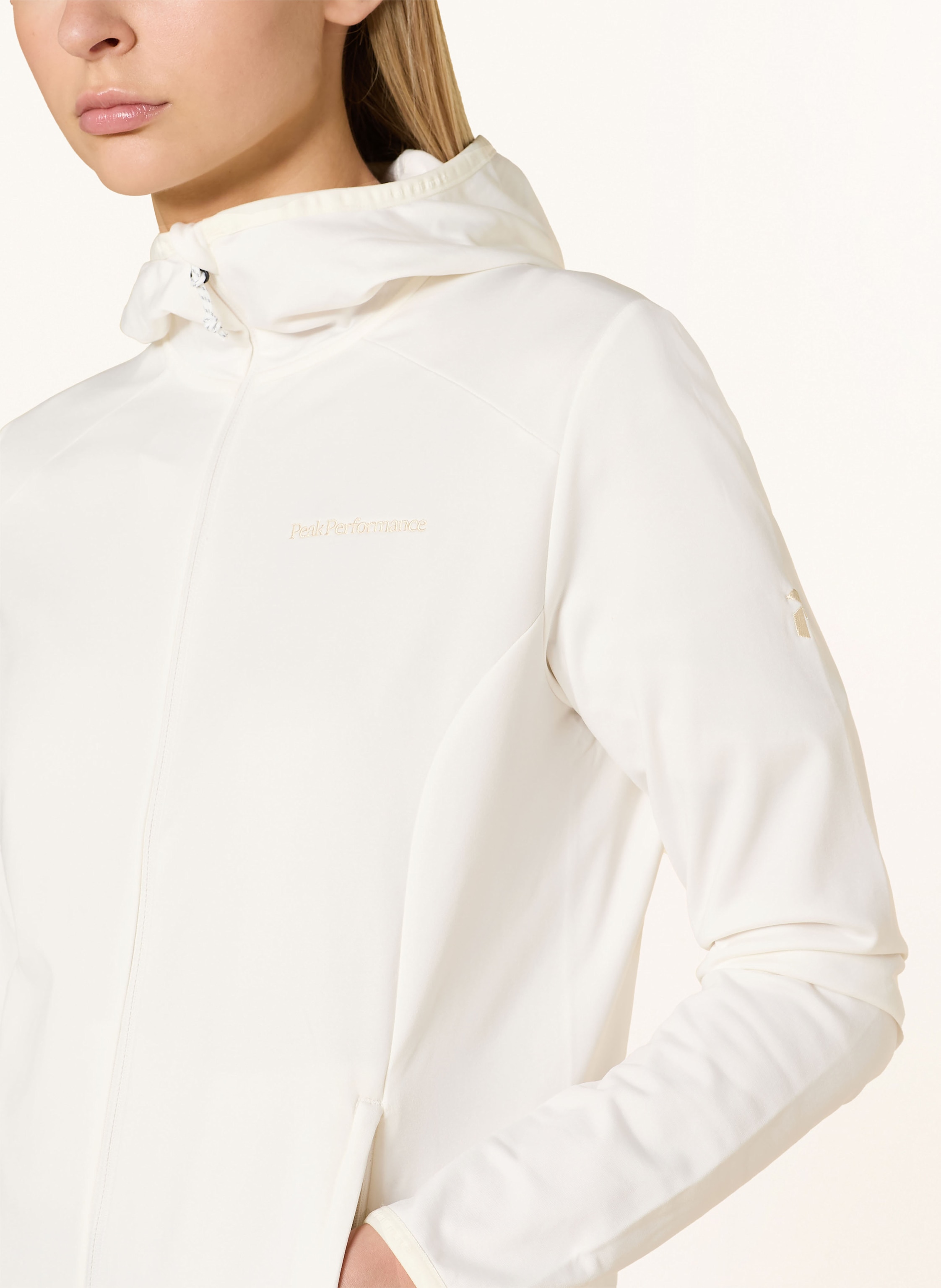 Thumbnail - Peak Performance Midlayer-Jacke Light weiss