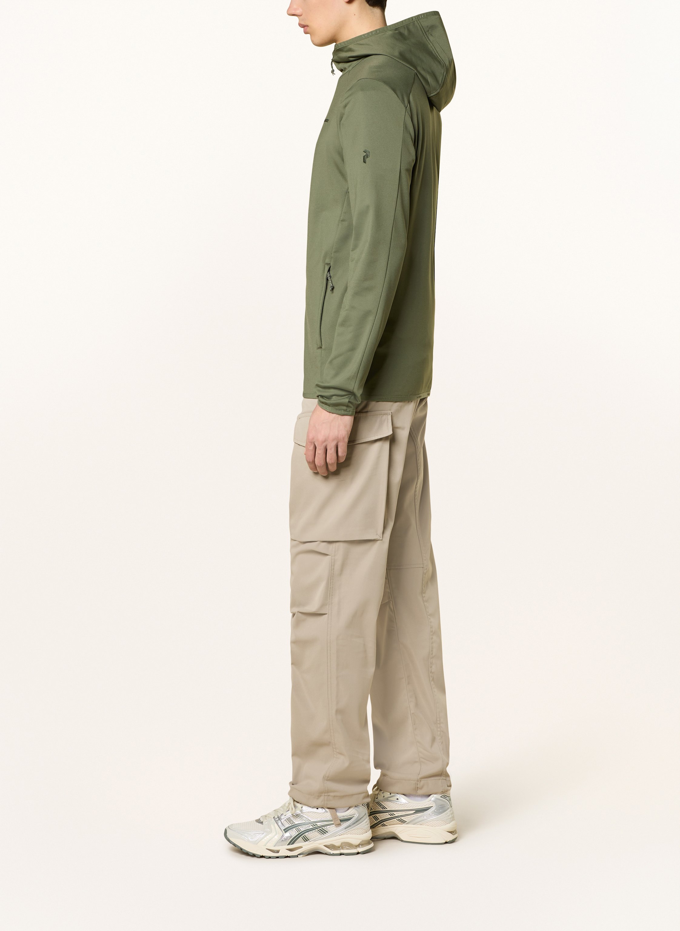 Thumbnail - Peak Performance Midlayer-Jacke Light Zip Hood gruen