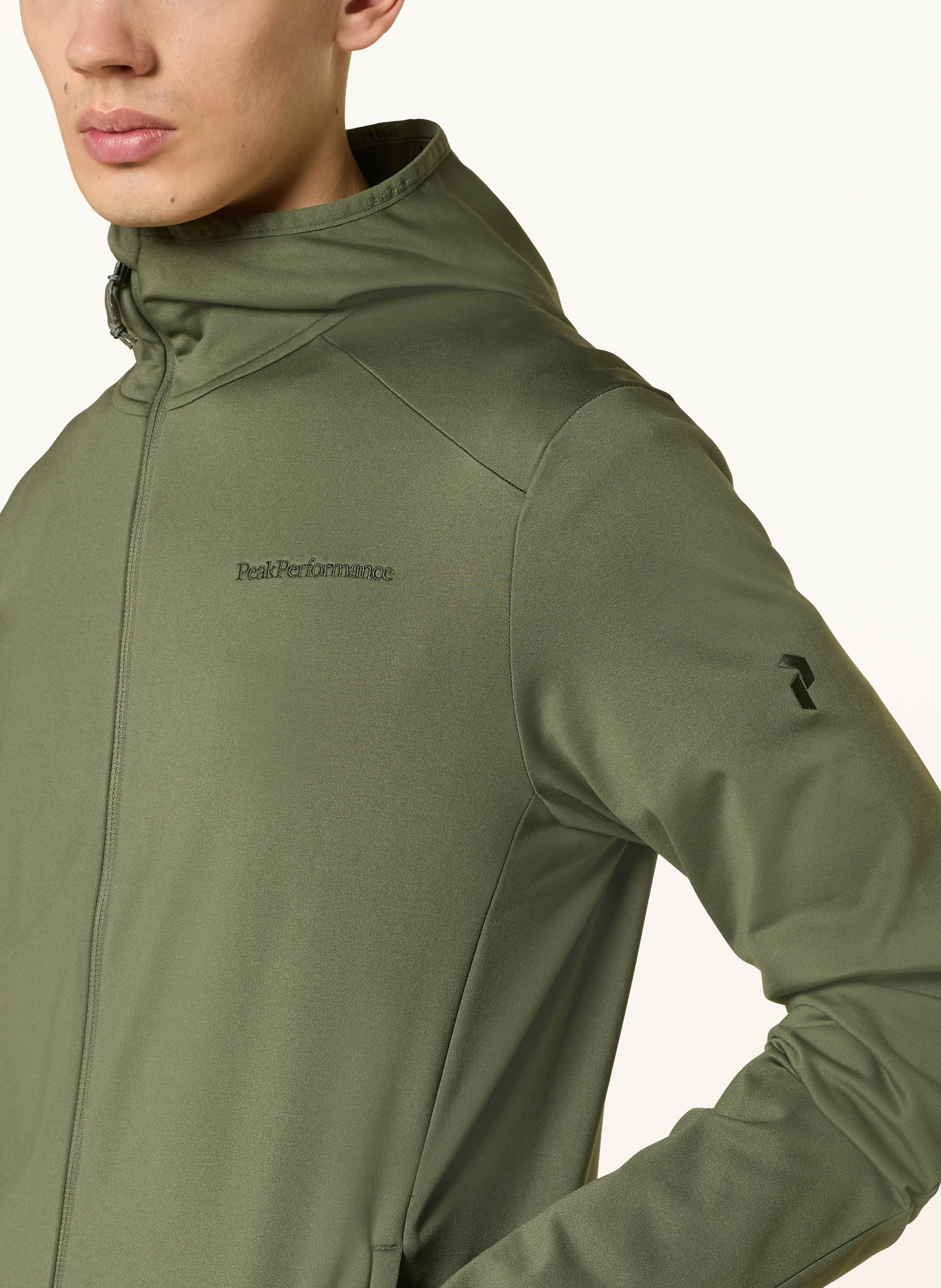 Thumbnail - Peak Performance Midlayer-Jacke Light Zip Hood gruen