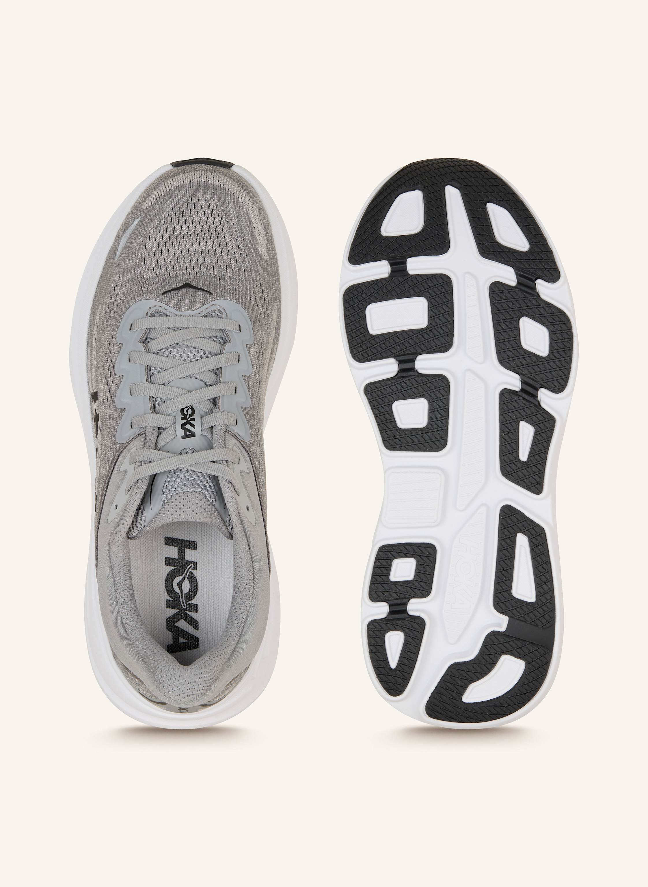 Thumbnail - Hoka Laufschuhe Bondi 9 grau