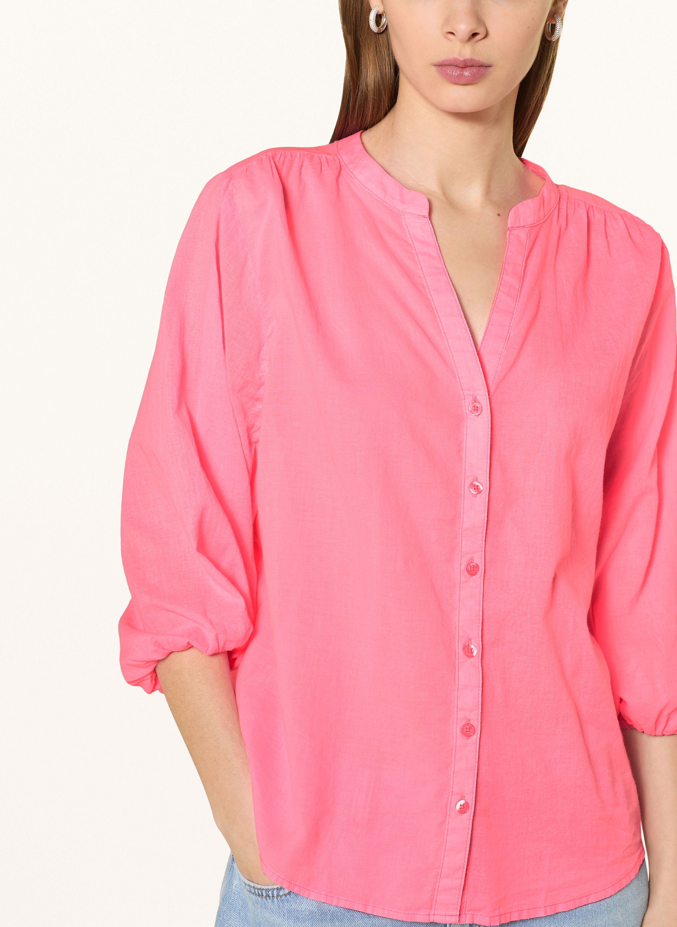 Thumbnail - Emily Van Den Bergh Bluse Mit 3/4-Arm pink