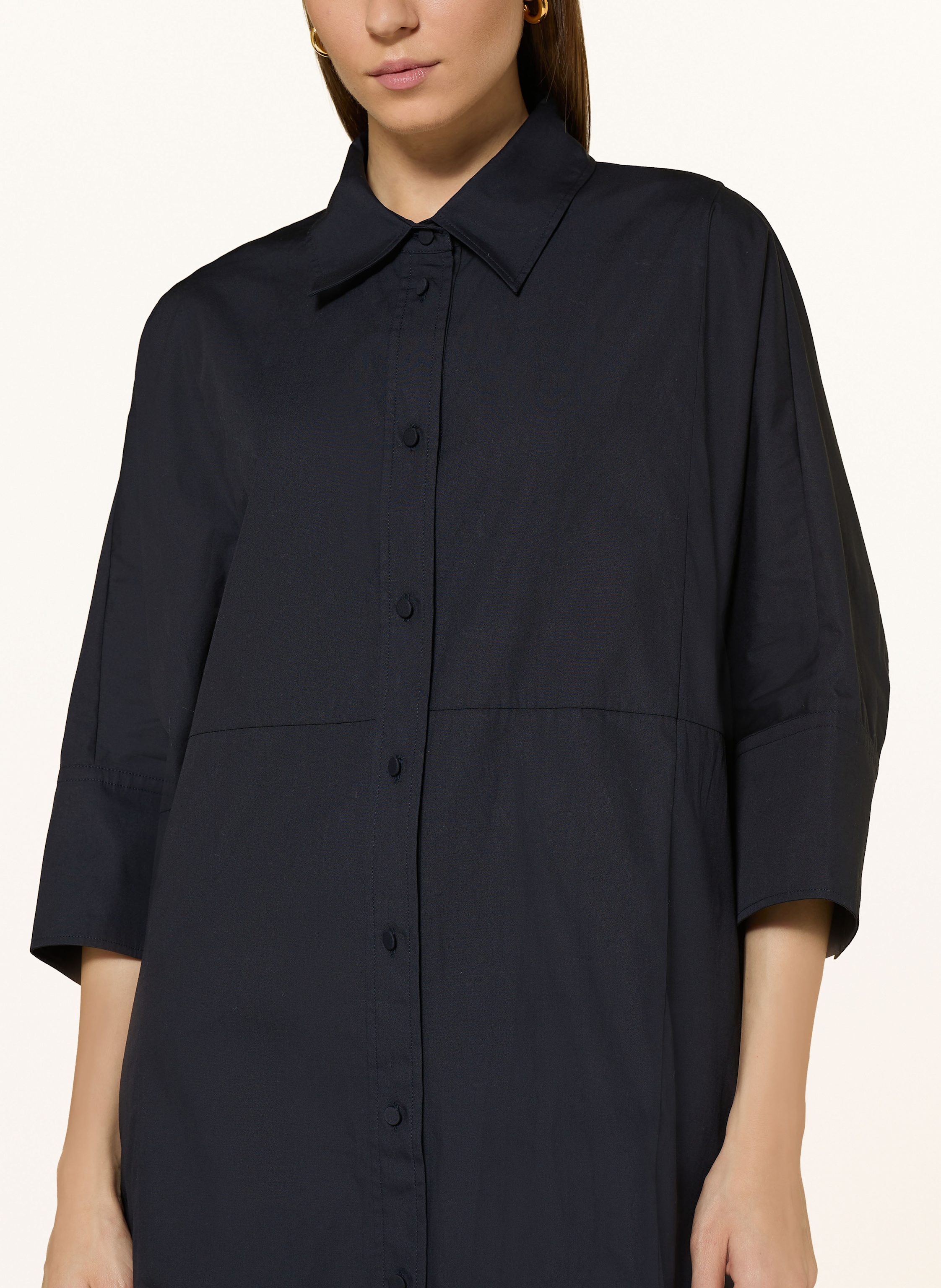 Thumbnail - Joseph Oversized-Hemdblusenkleid Dania Mit 3/4-Arm blau