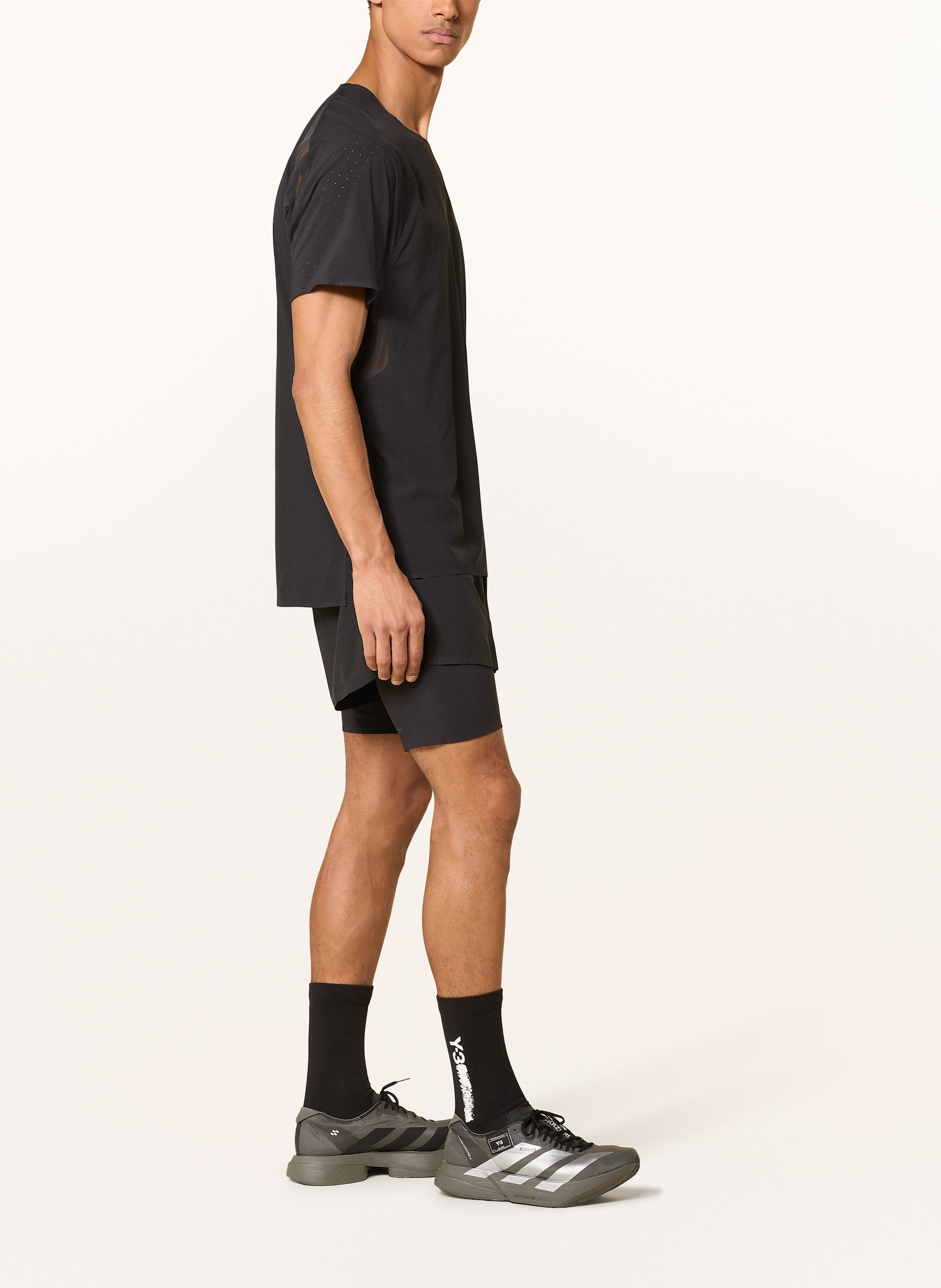 Thumbnail - Y-3 2-In-1-Laufshorts Y-3 Running schwarz