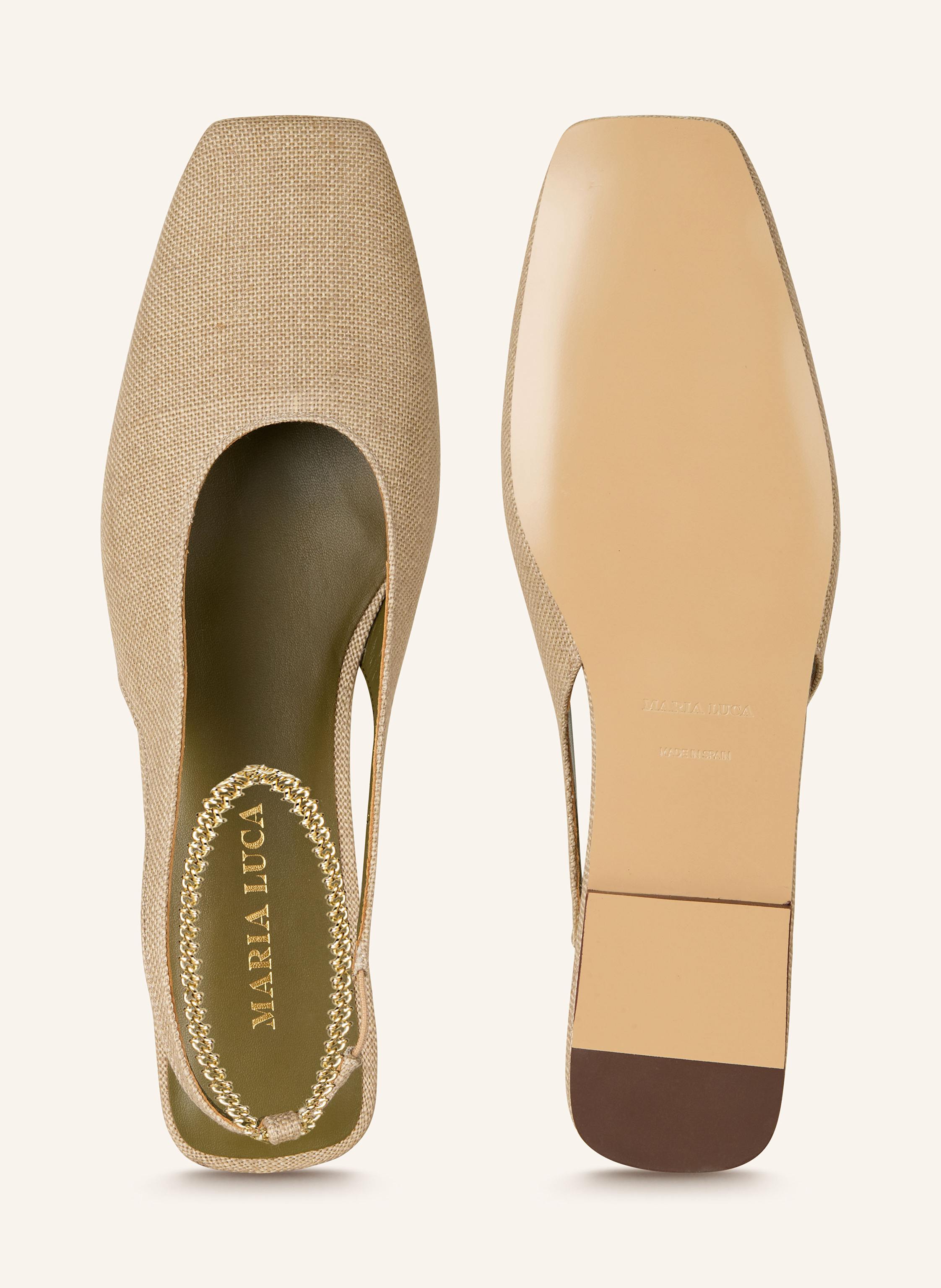 Thumbnail - Maria Luca Slingballerinas Augusta beige