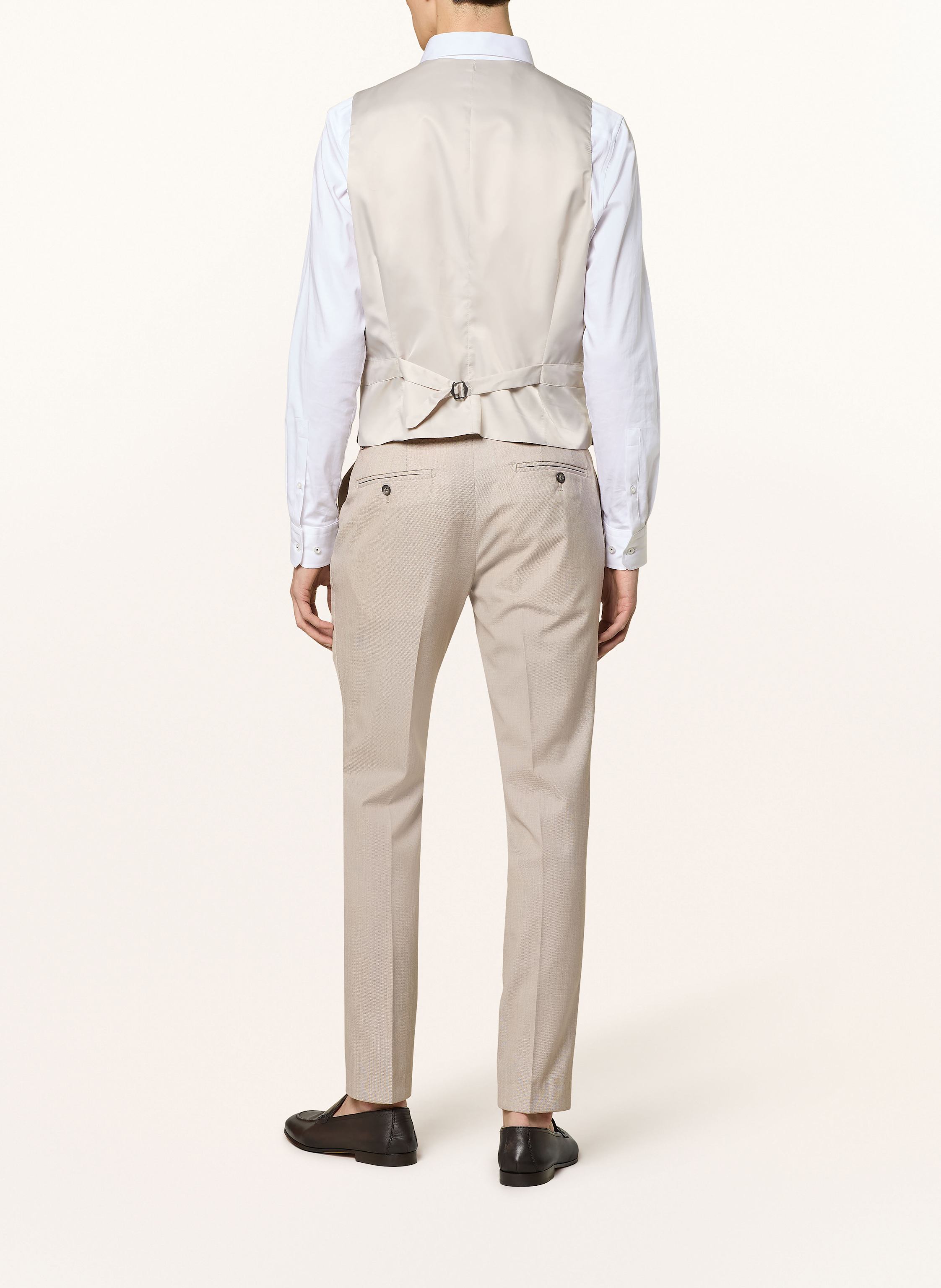 Thumbnail - Pierre Cardin Anzugweste Hugo Extra Slim Fit beige