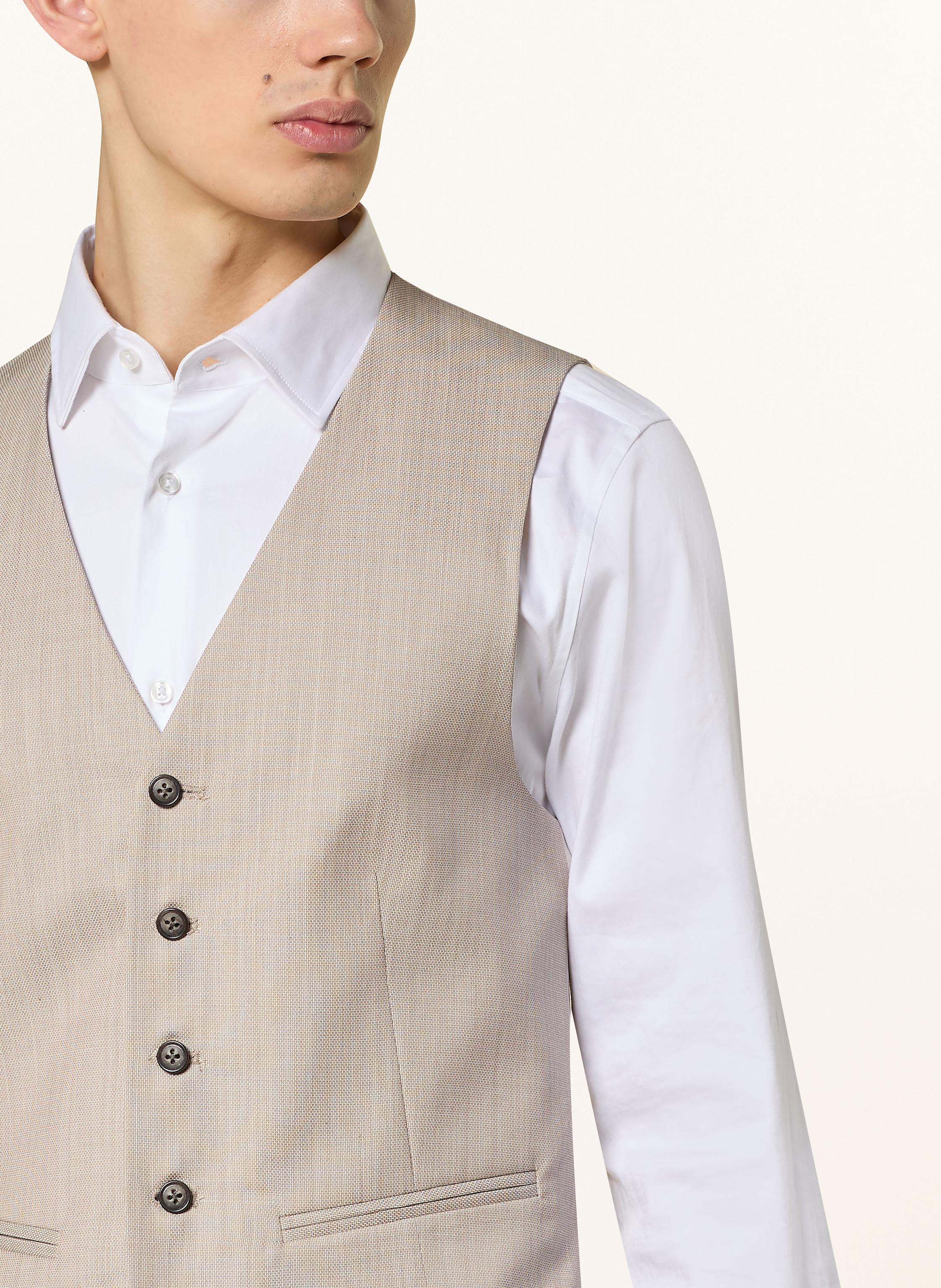 Thumbnail - Pierre Cardin Anzugweste Hugo Extra Slim Fit beige
