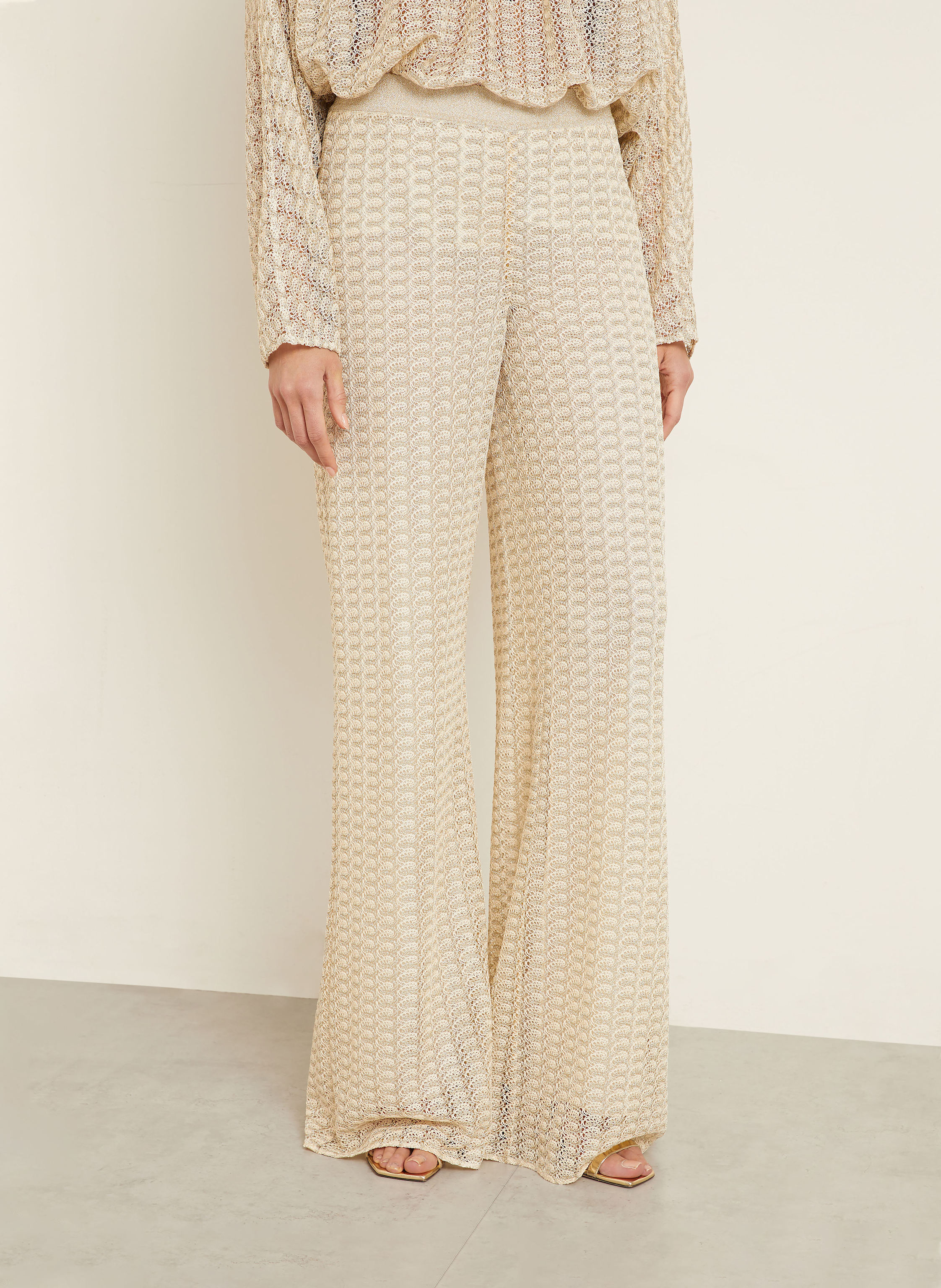 Thumbnail - Missoni Marlenehose beige