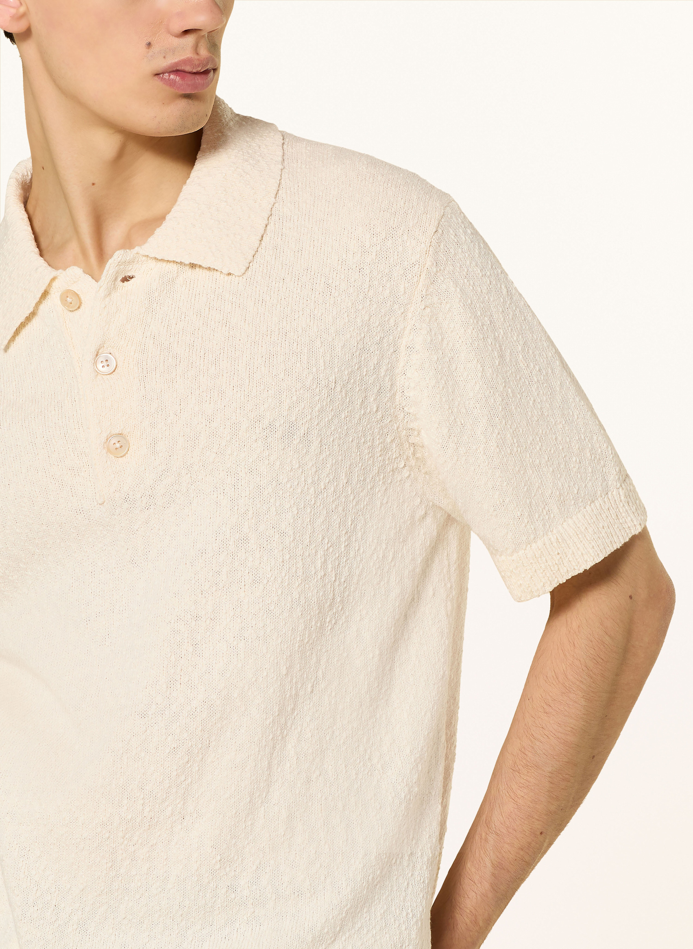 Thumbnail - Nn.07 Strick-Poloshirt Randy weiss