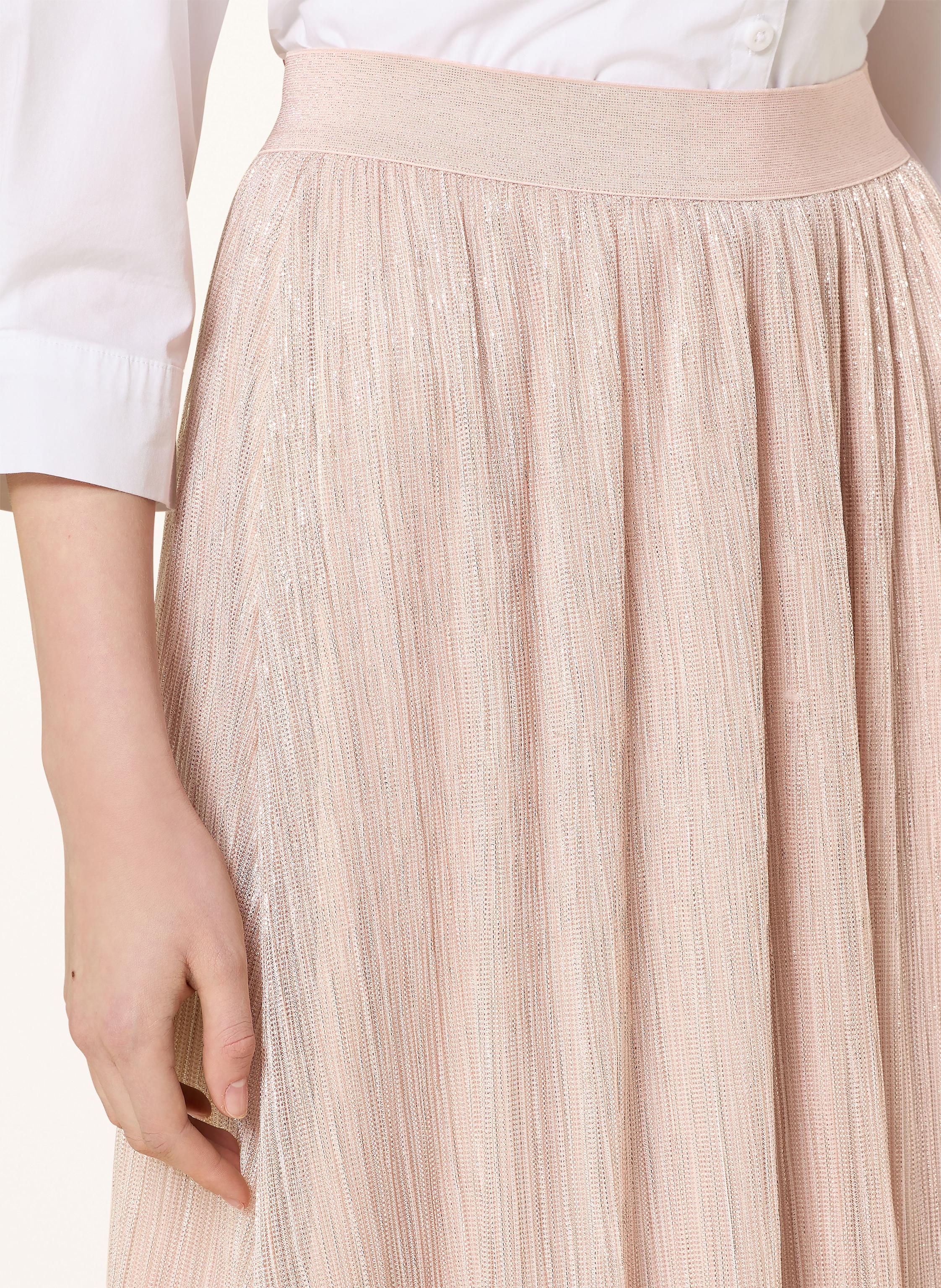 Thumbnail - Oui Plisseerock Mit Glitzergarn rosa