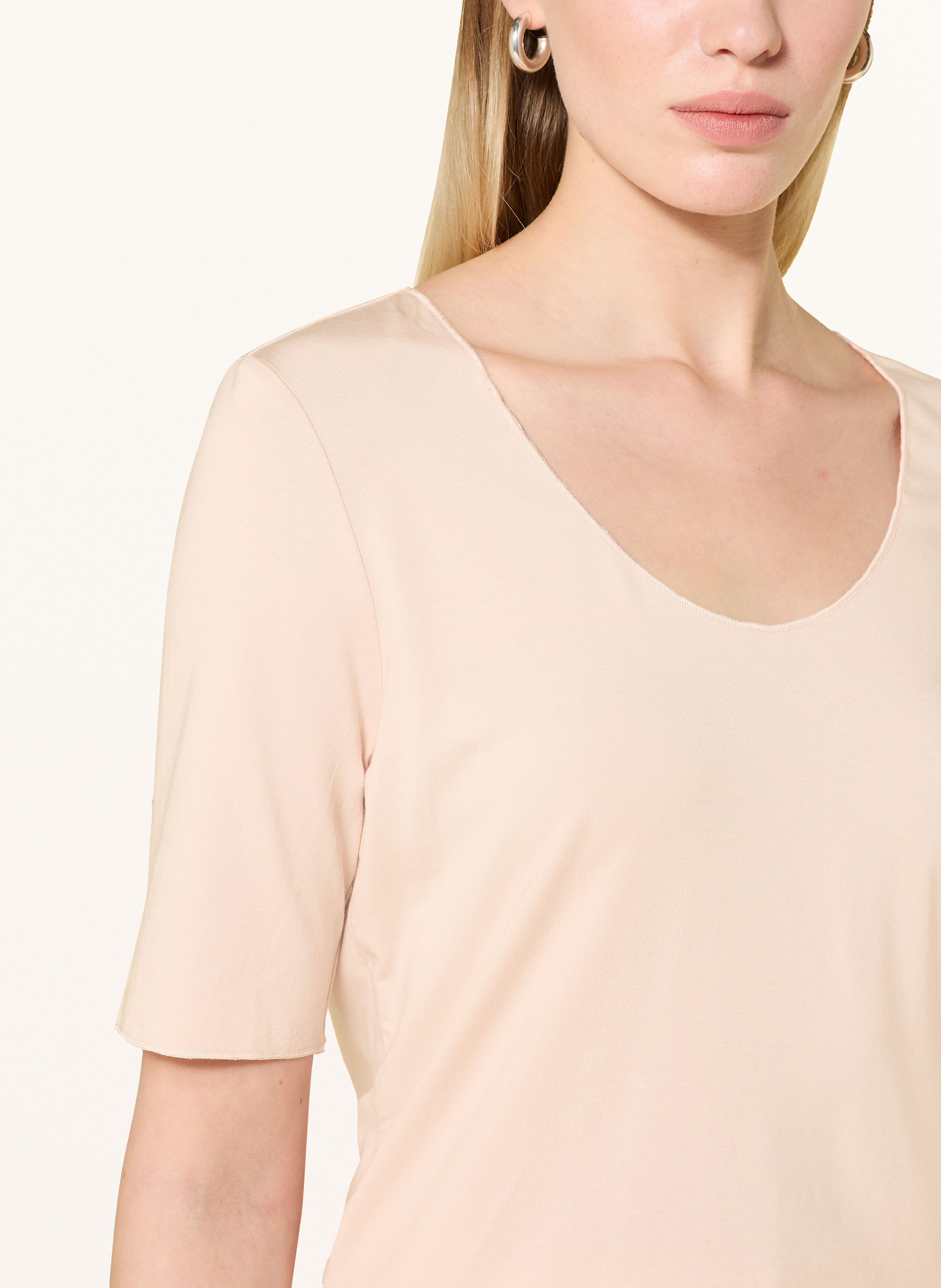 Thumbnail - Oui T-Shirt Mit 3/4-Arm orange