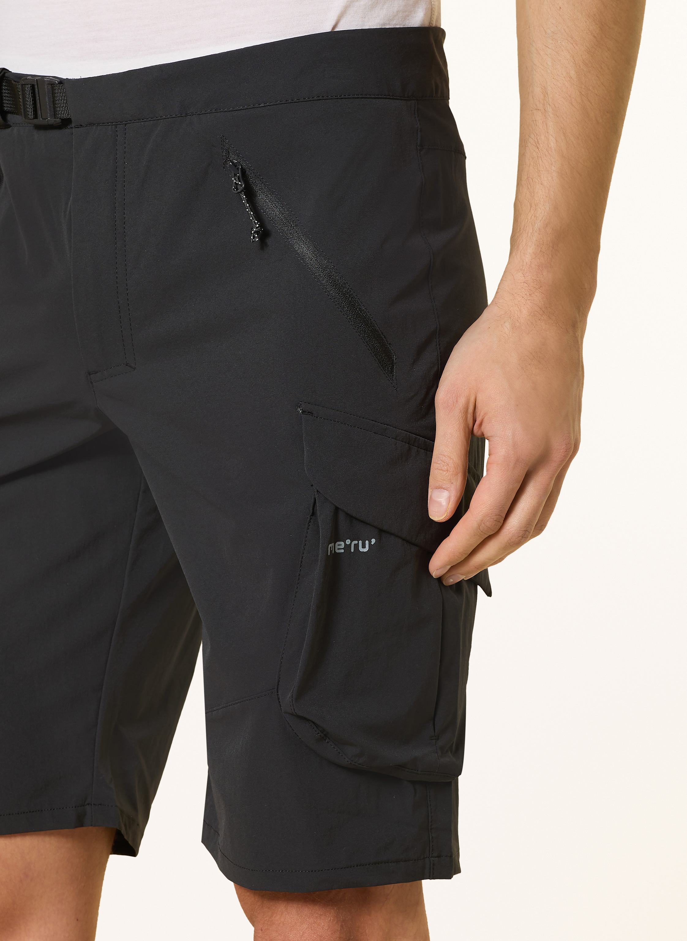 Thumbnail - Me°Ru' Trekkingshorts Rosario schwarz