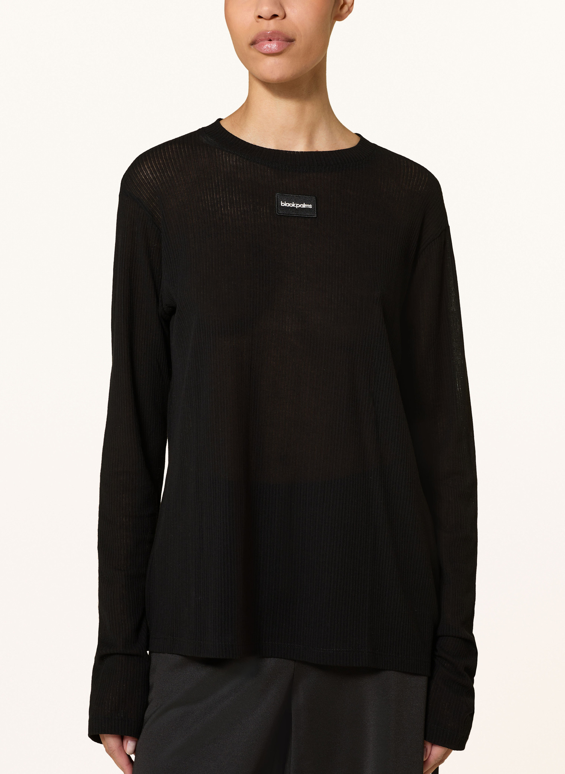 Thumbnail - Black Palms Longsleeve Kate schwarz