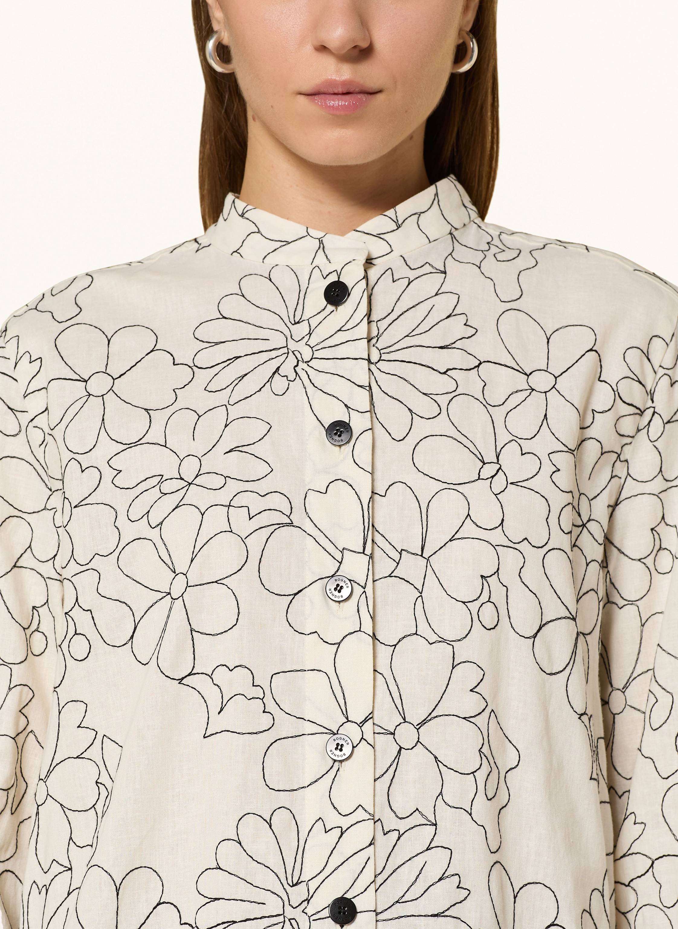 Thumbnail - Bogner Bluse Mit Leinen weiss