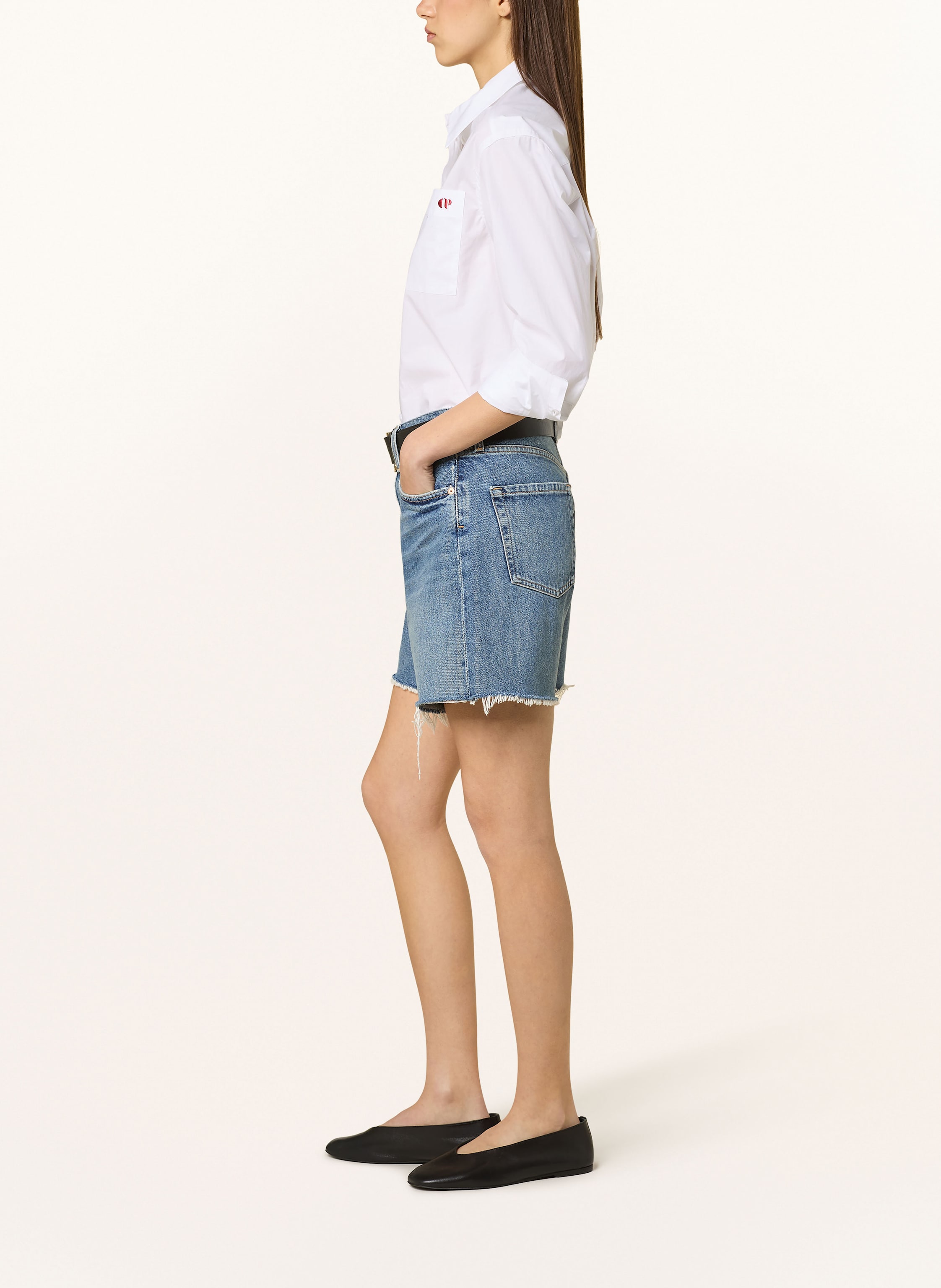 Thumbnail - Citizens Of Humanity Jeansshorts Marlow grau