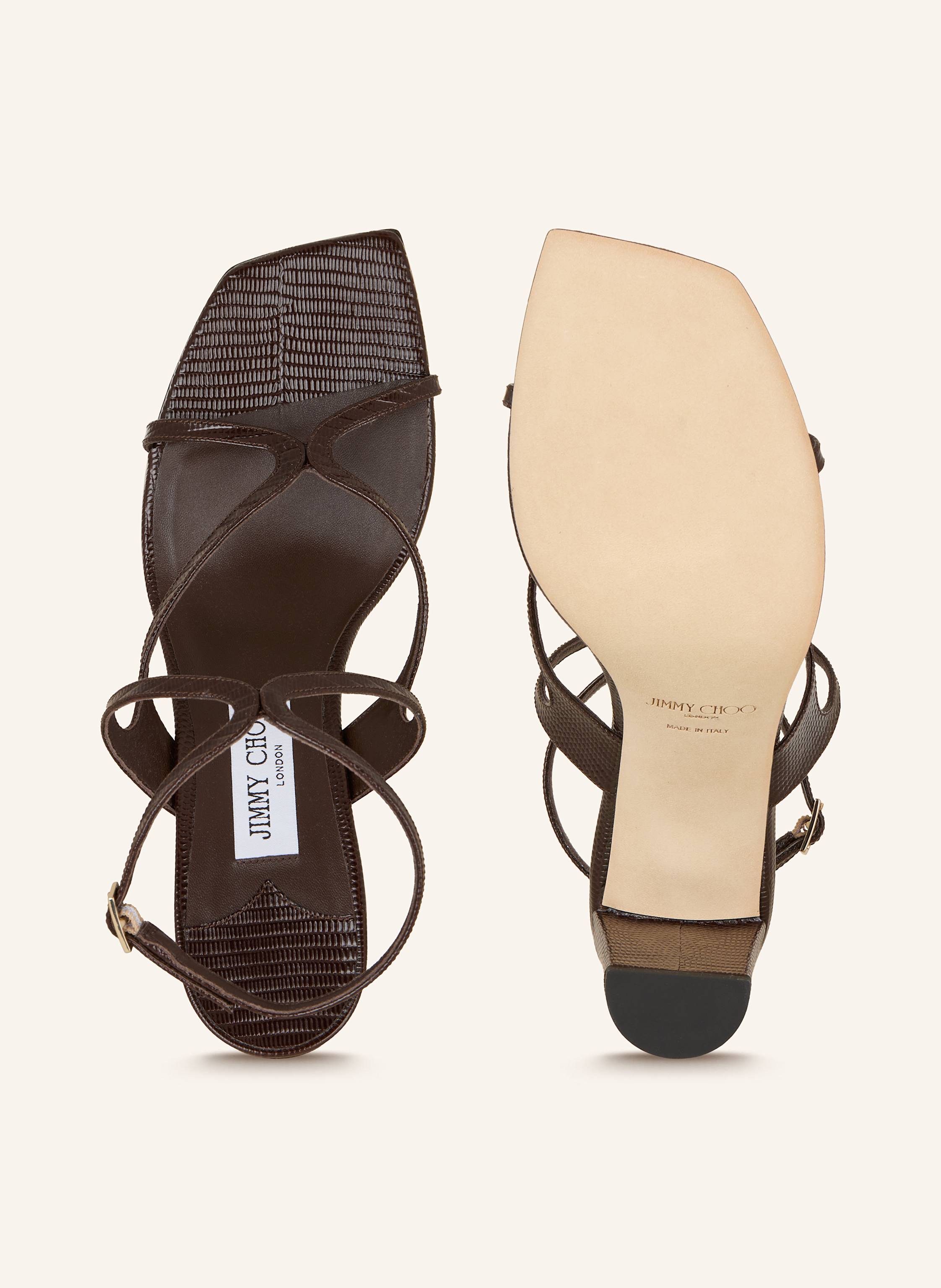 Thumbnail - Jimmy Choo Sandaletten Azie braun