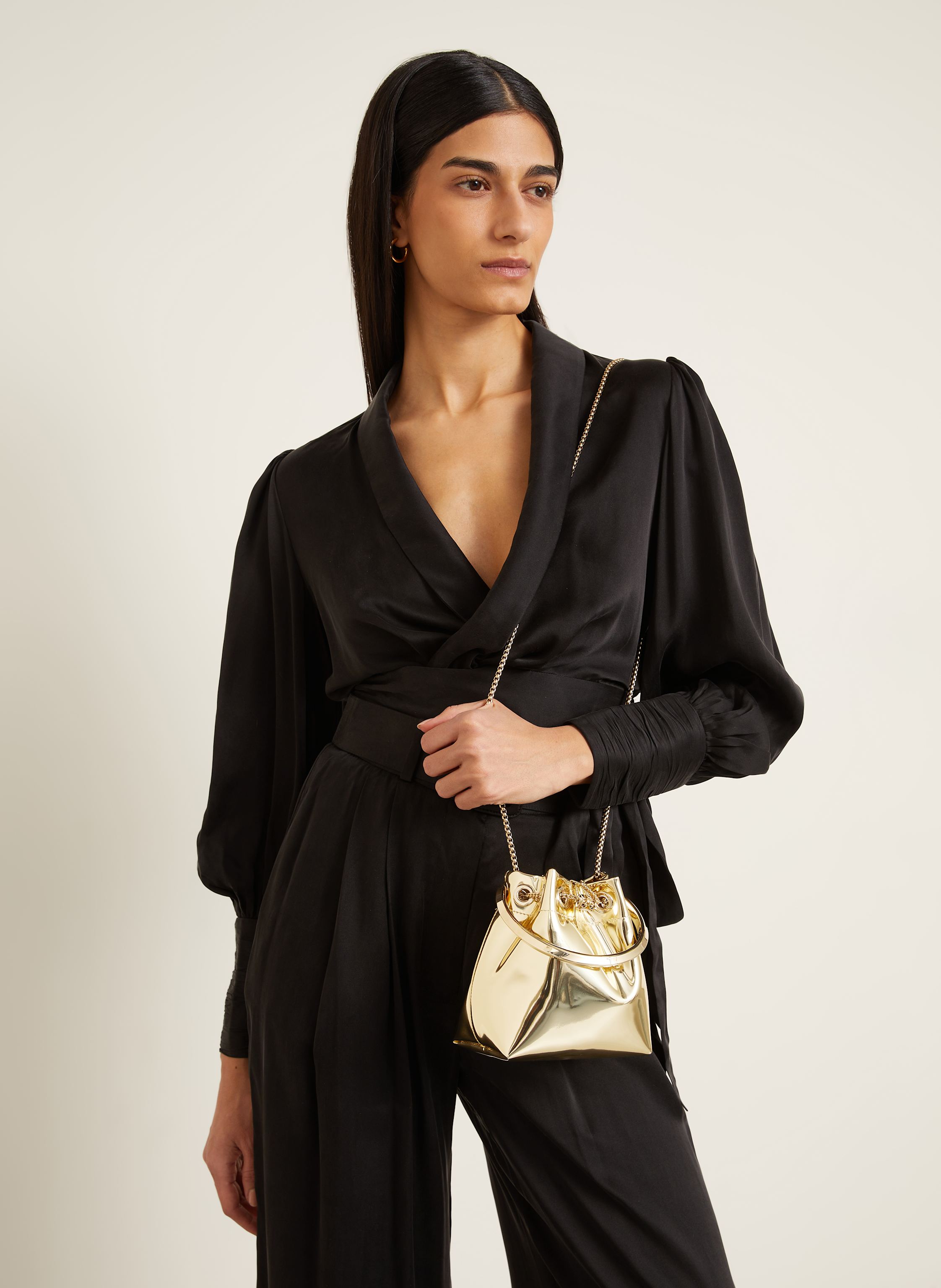 Thumbnail - Jimmy Choo Handtasche Bon Bon gold