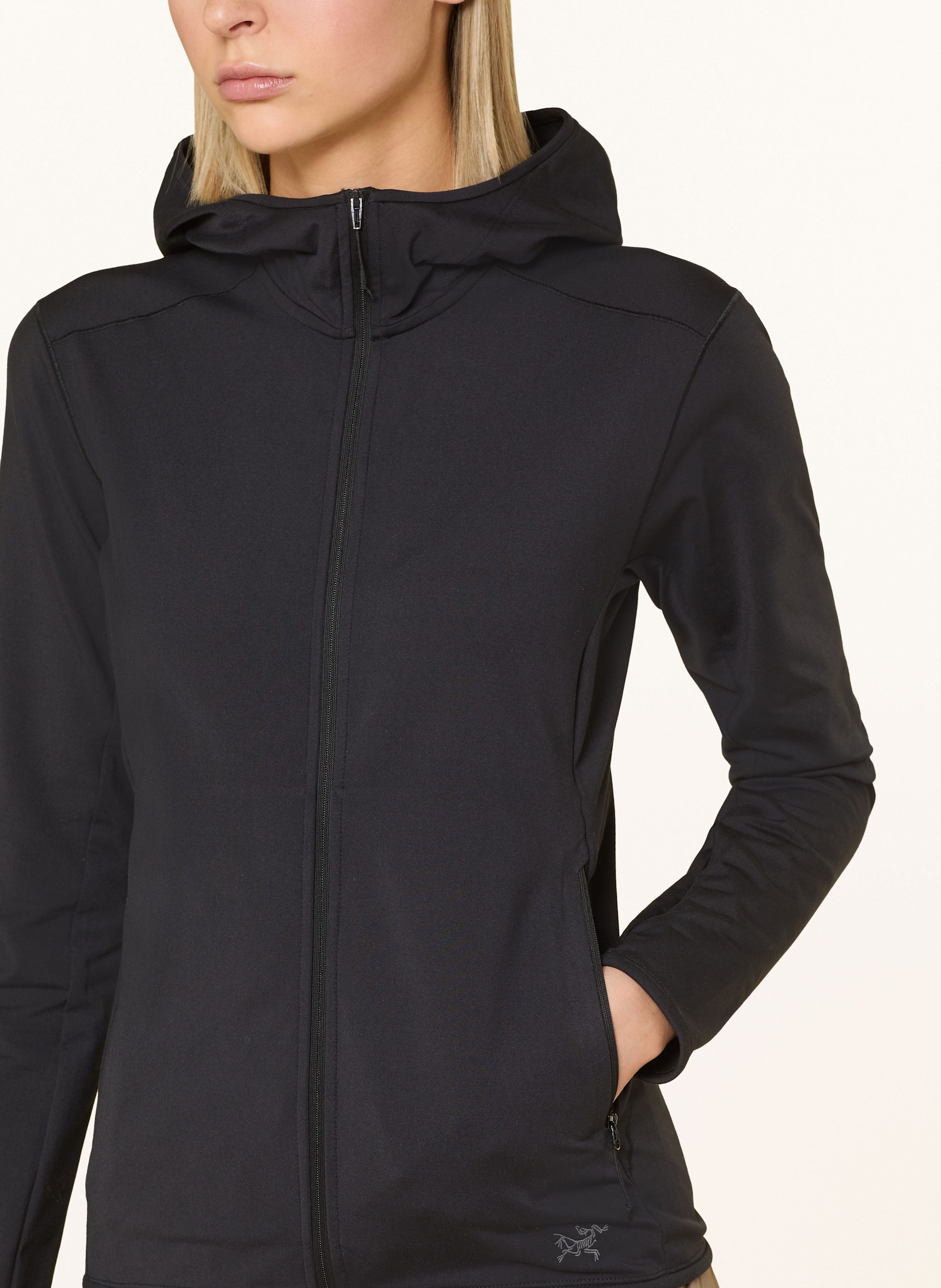 Thumbnail - Arc'teryx Midlayer-Jacke Kyanite Lt schwarz