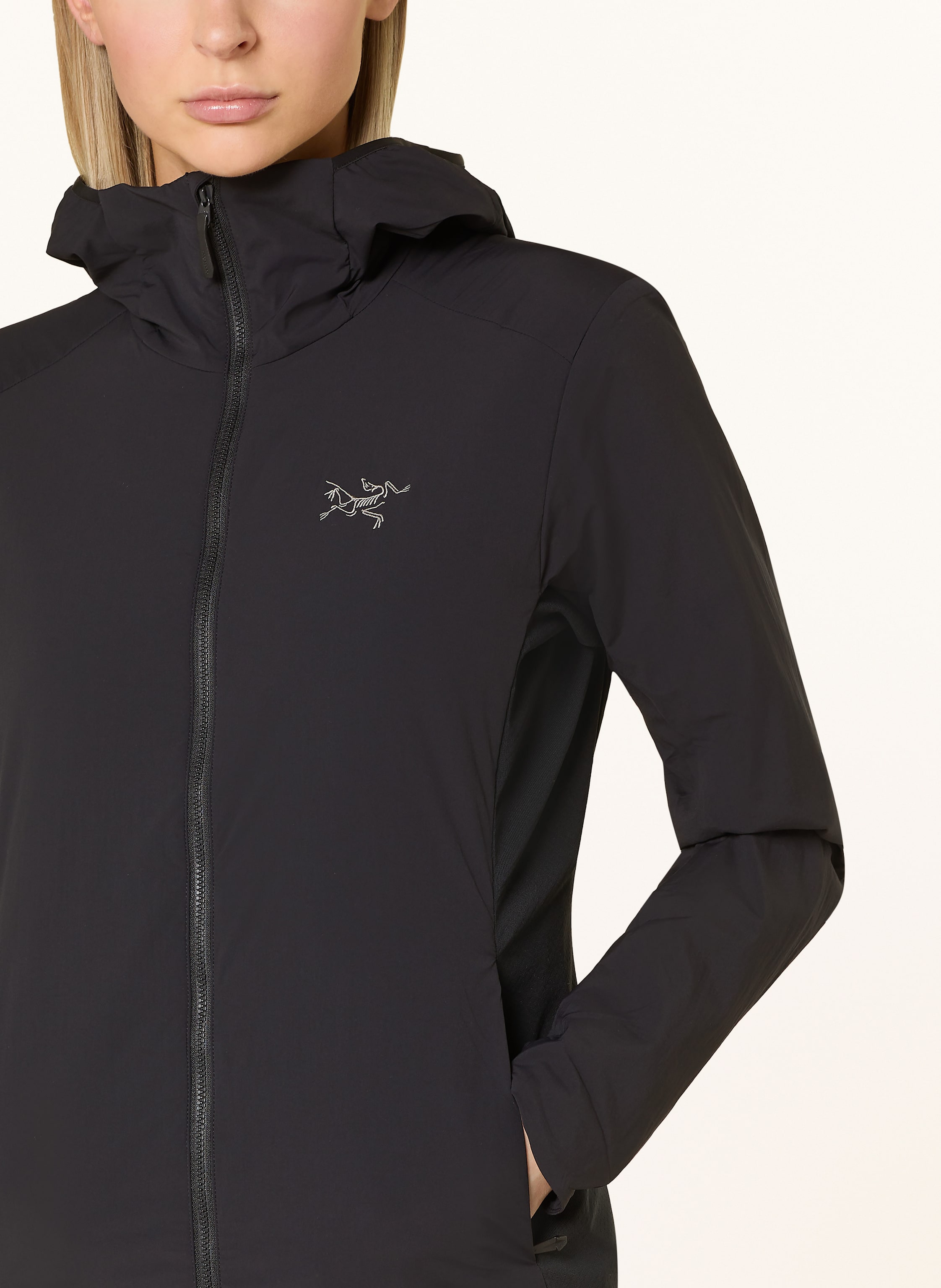Thumbnail - Arc'teryx Midlayer-Jacke Atom Sl schwarz