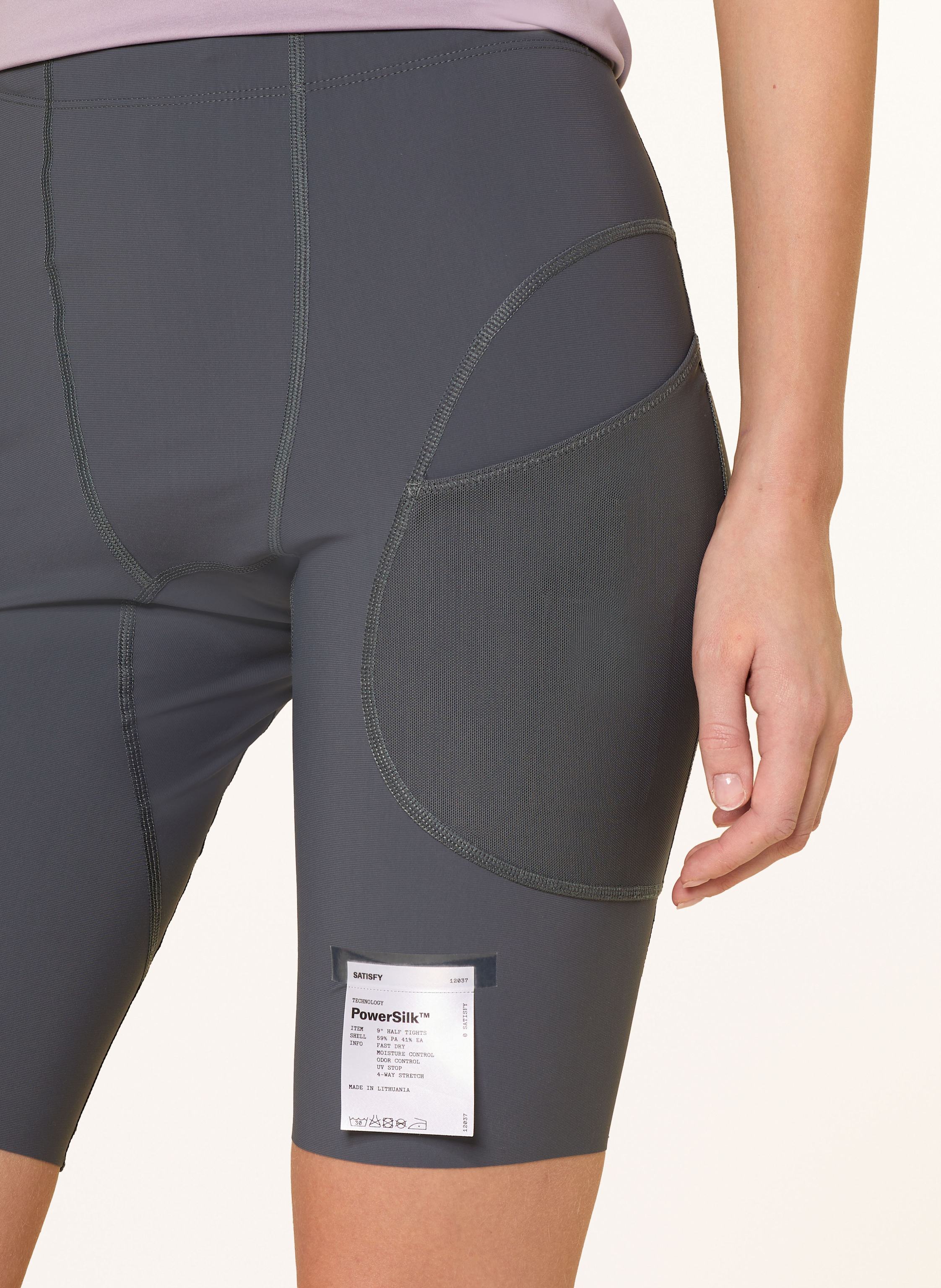 Thumbnail - Satisfy Lauf-Tights Powersilk 9 grau
