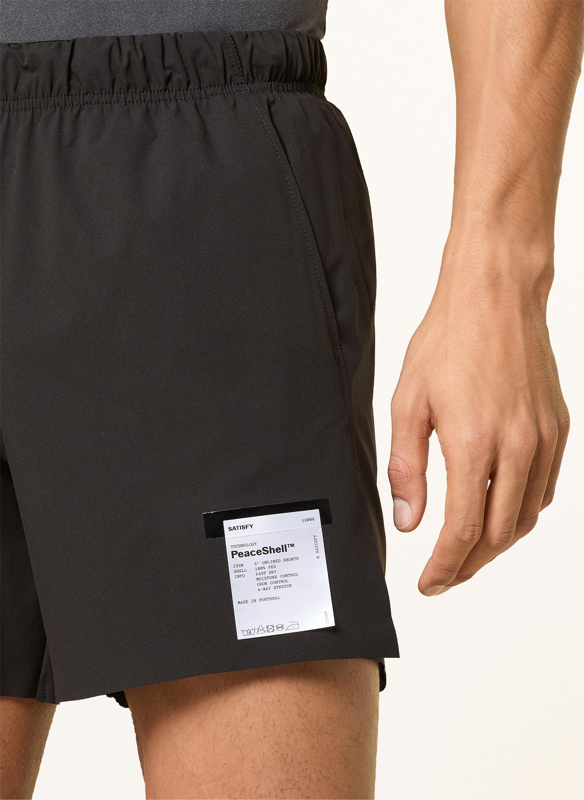 Thumbnail - Satisfy Laufshorts Peaceshell™ schwarz