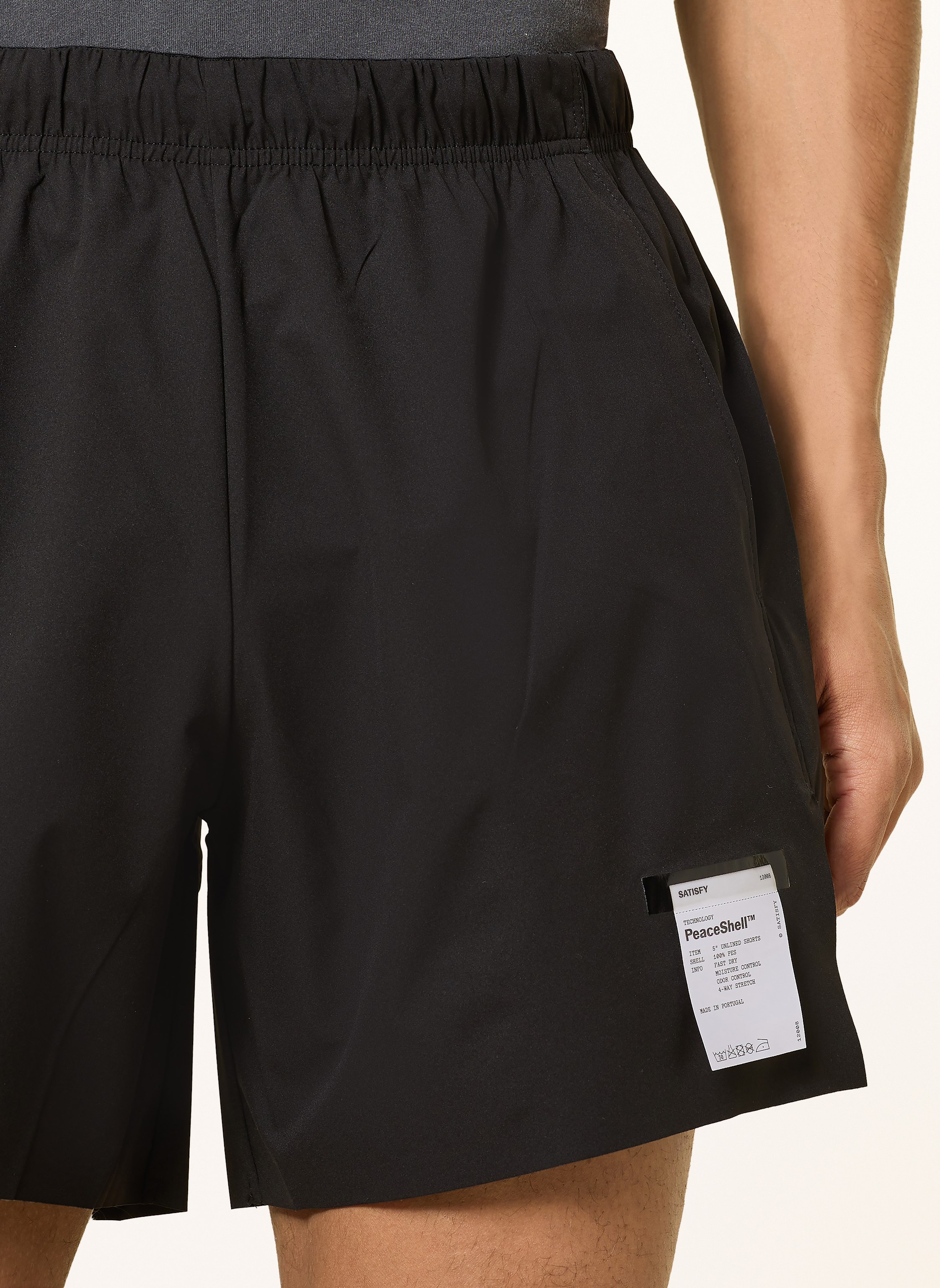 Thumbnail - Satisfy Laufshorts Peaceshell™ 5" schwarz