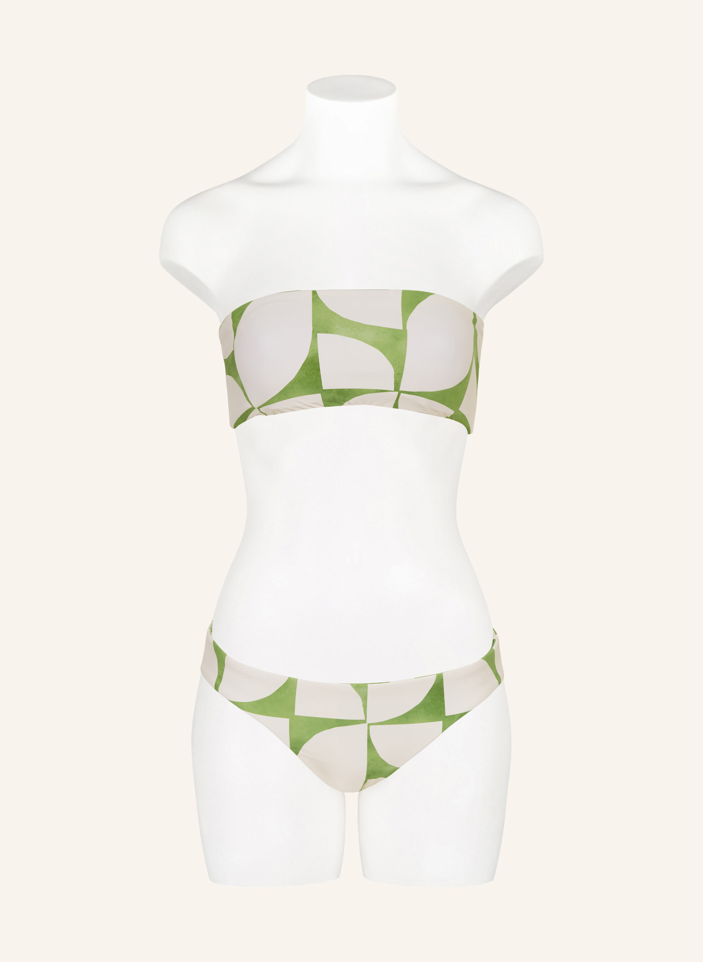 Thumbnail - Seafolly Bandeau-Bikini-Top Sunray Zum Wenden gruen