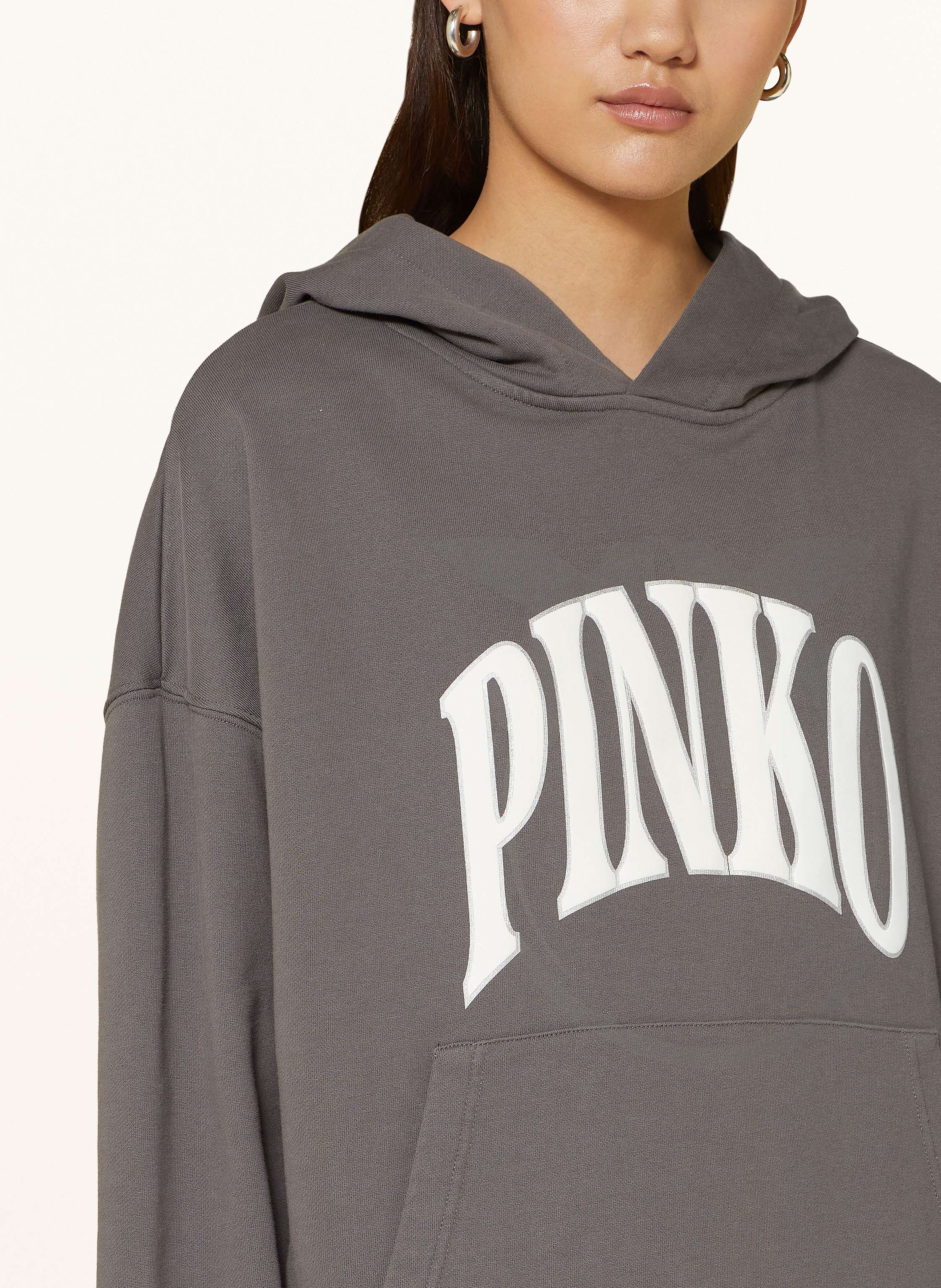 Thumbnail - Pinko Hoodie Makamba Maglia grau