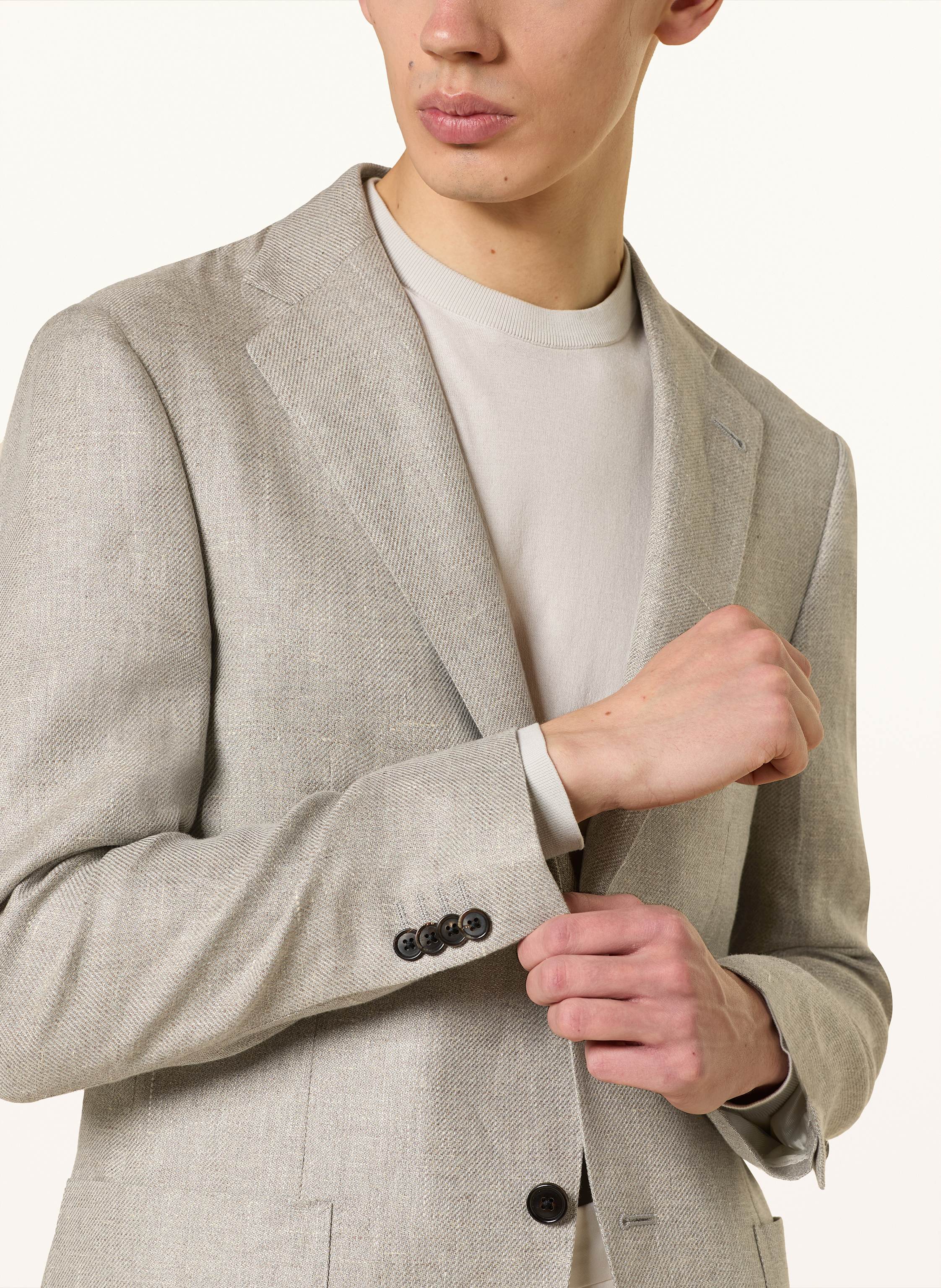 Thumbnail - Corneliani Sakko Regular Fit Mit Leinen beige