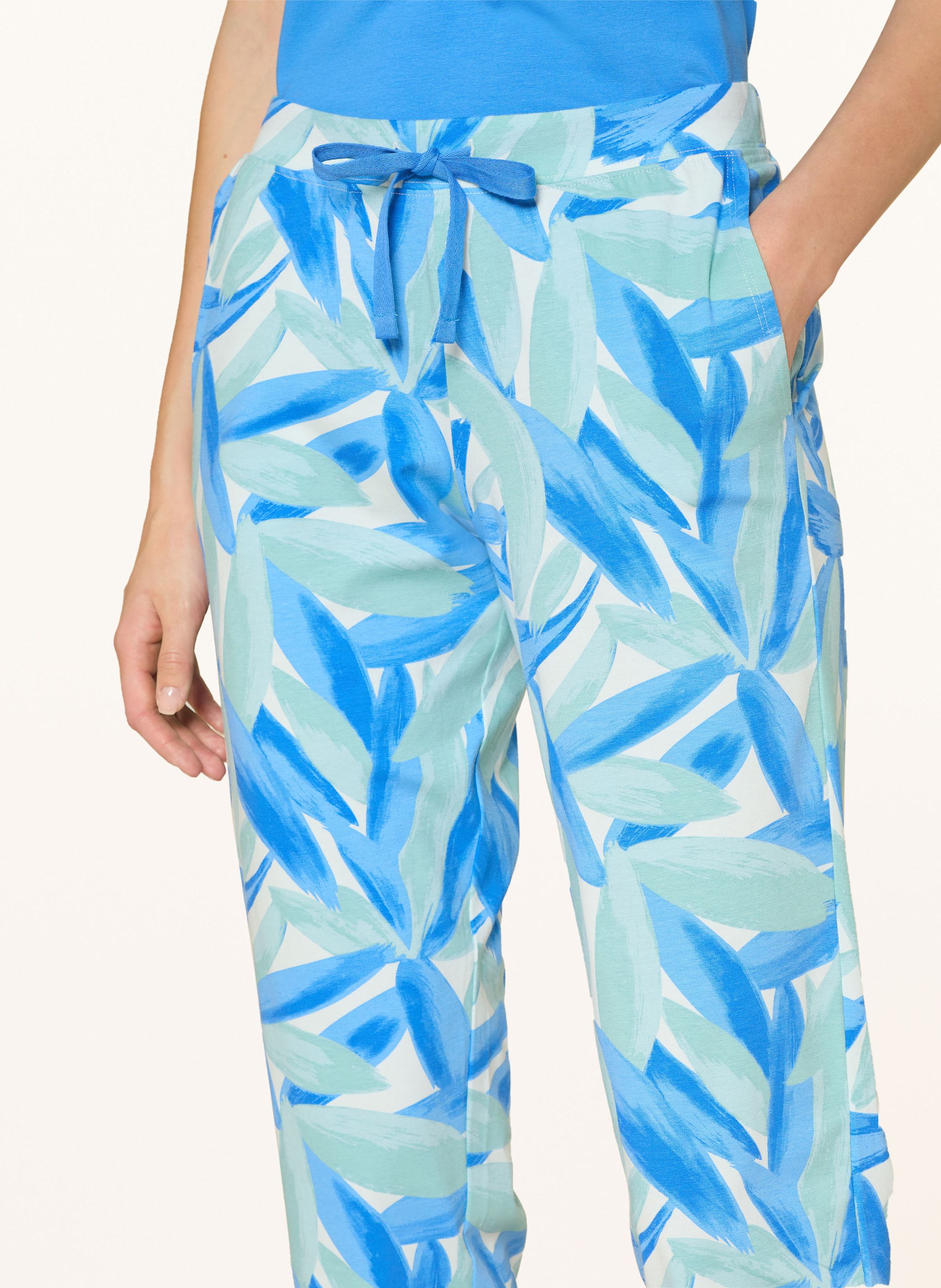 Thumbnail - Schiesser 3/4-Schlafhose Mix+Relax blau