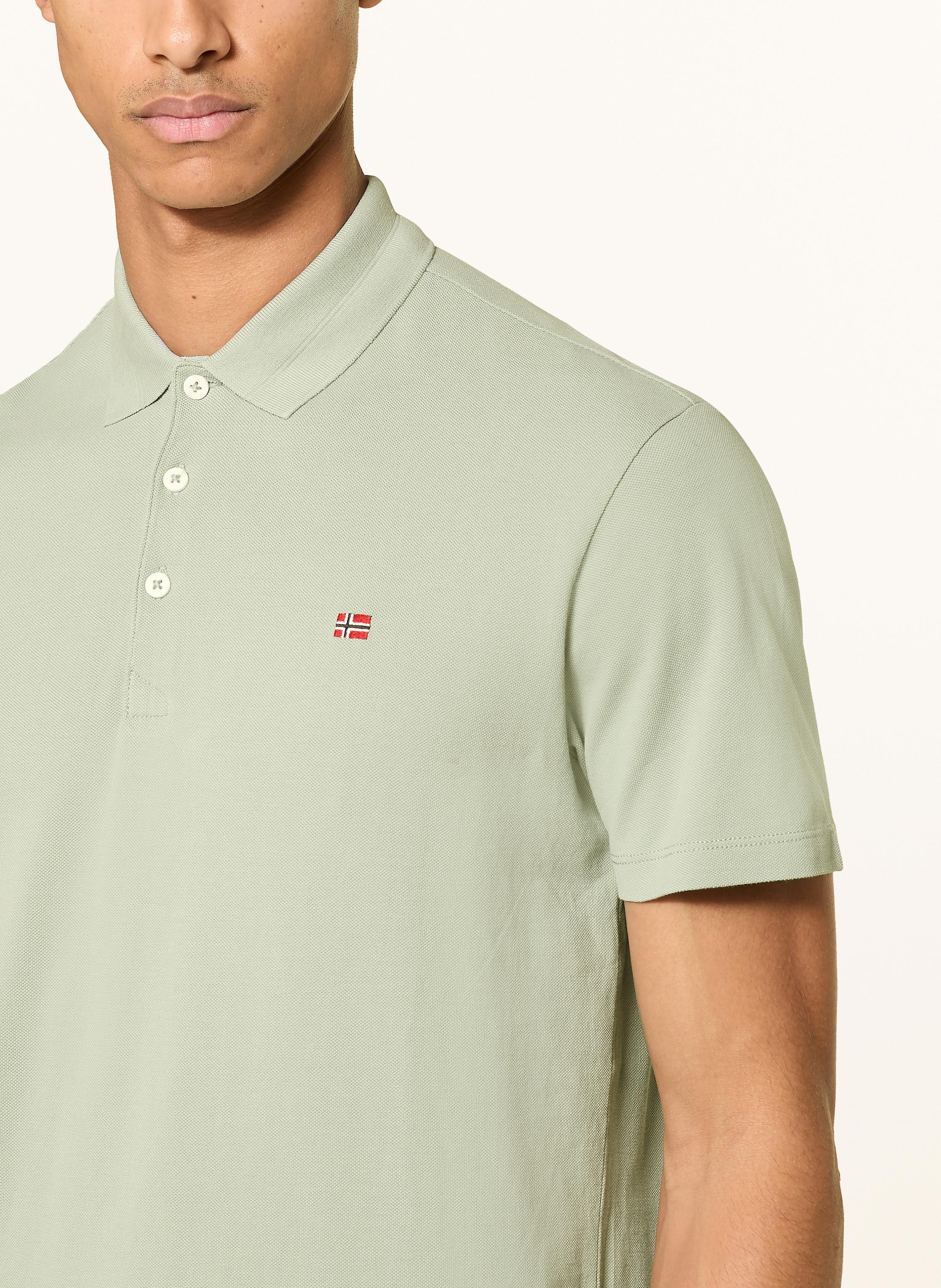 Thumbnail - Napapijri Piqué-Poloshirt Ealis gruen