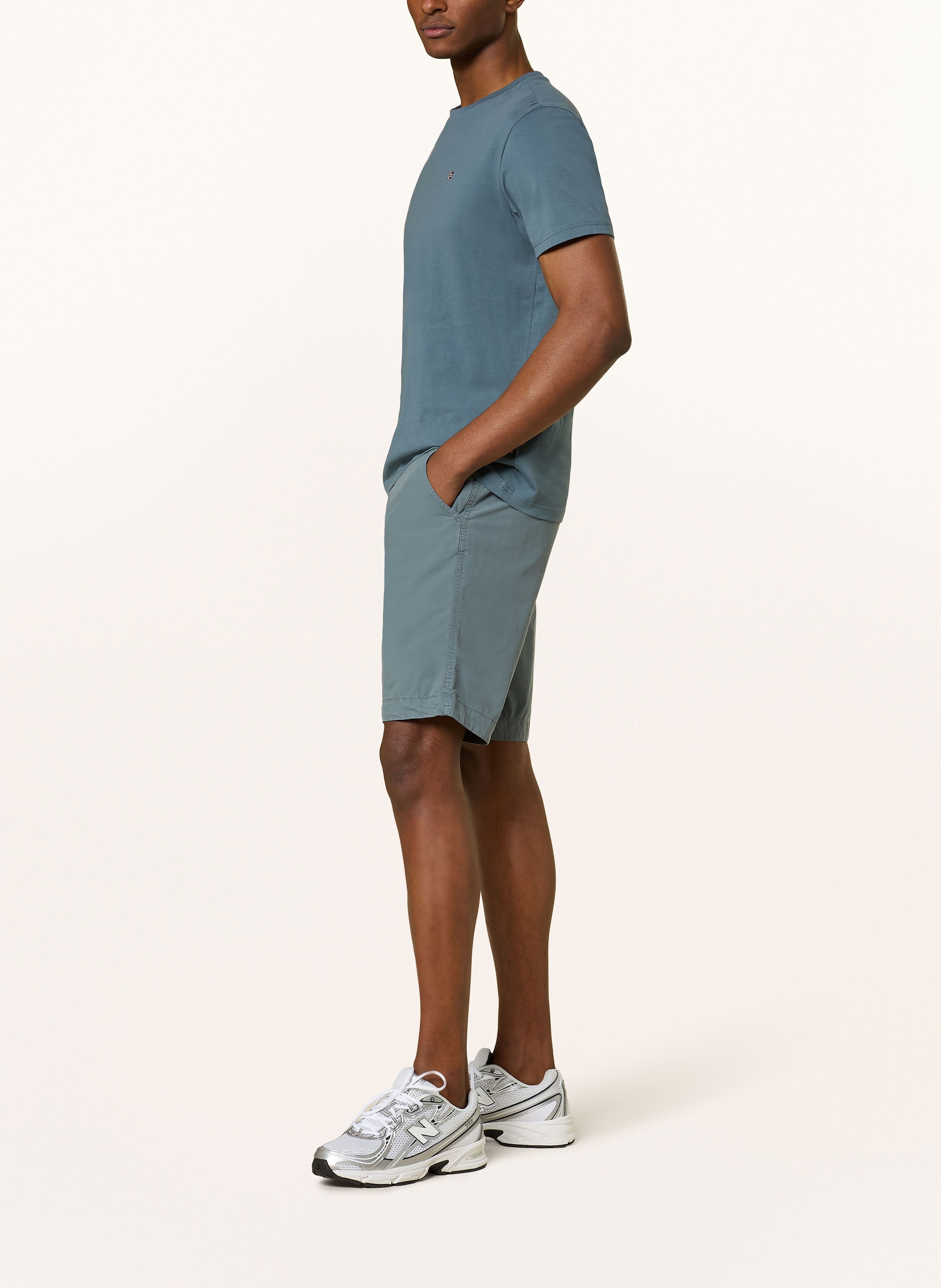 Thumbnail - Napapijri Shorts Nakuru Extra Slim Fit gruen