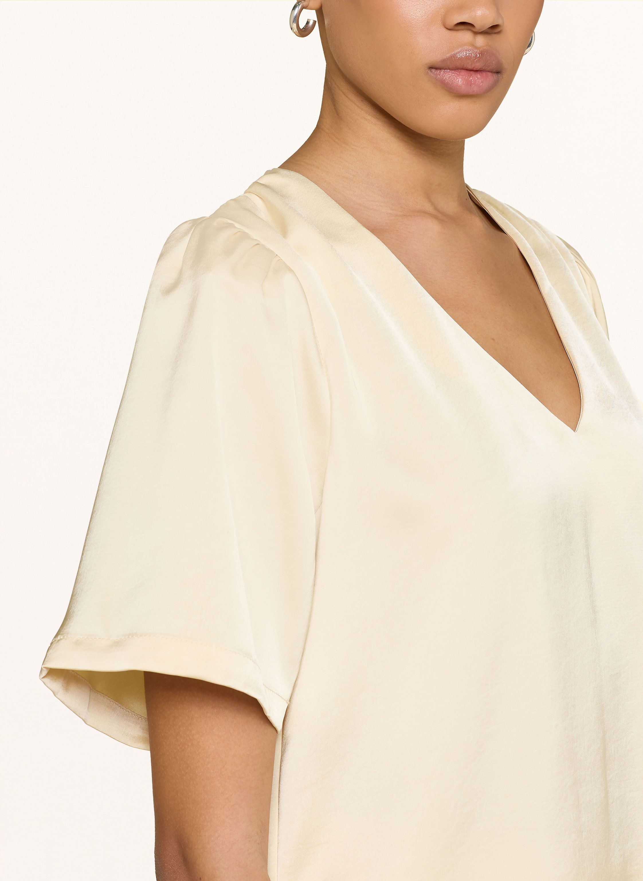 Thumbnail - Neo Noir Blusenshirt Largo Aus Satin gelb