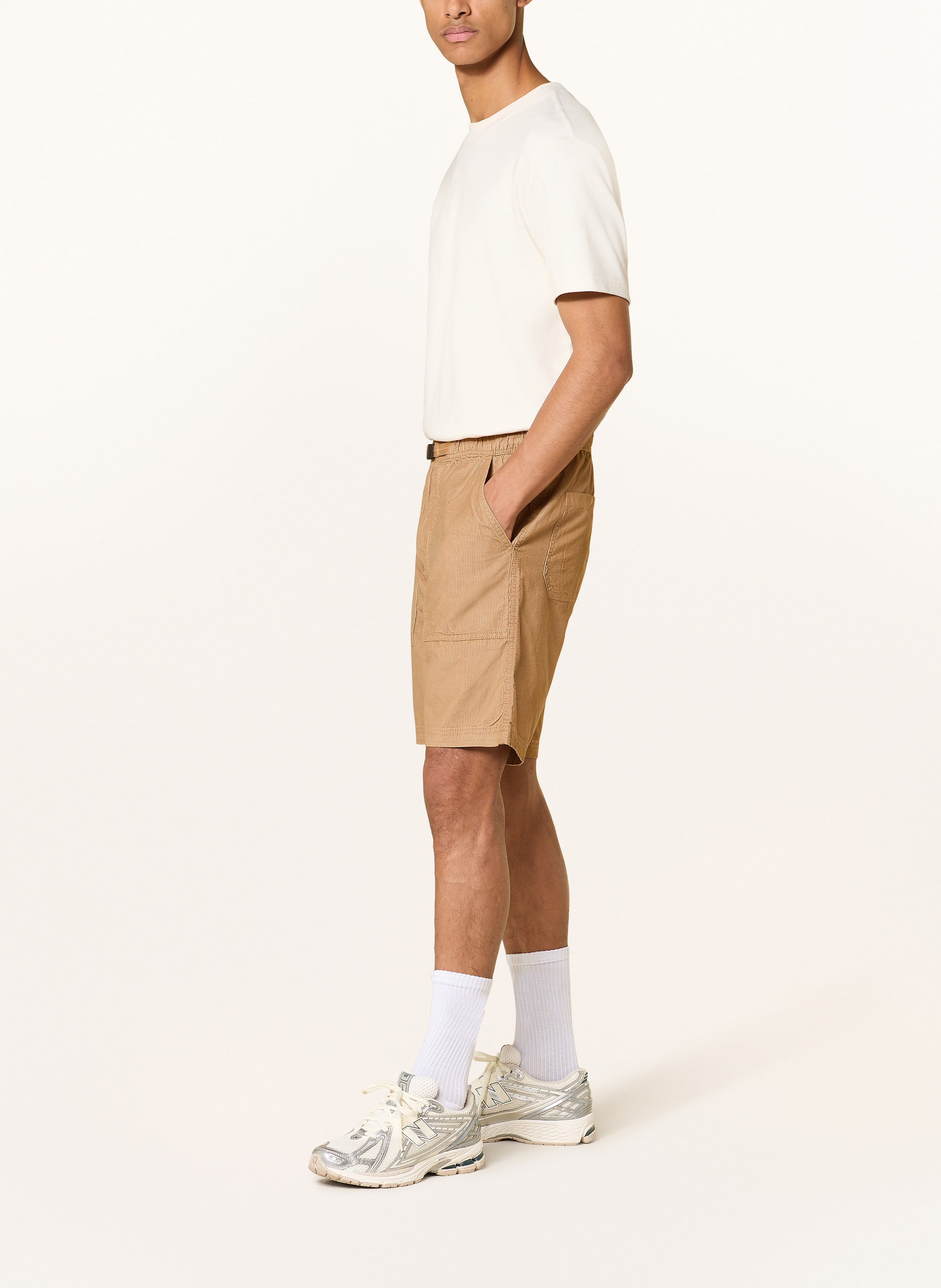 Thumbnail - Napapijri Cordshorts N-Murlo Relaxed Fit gruen