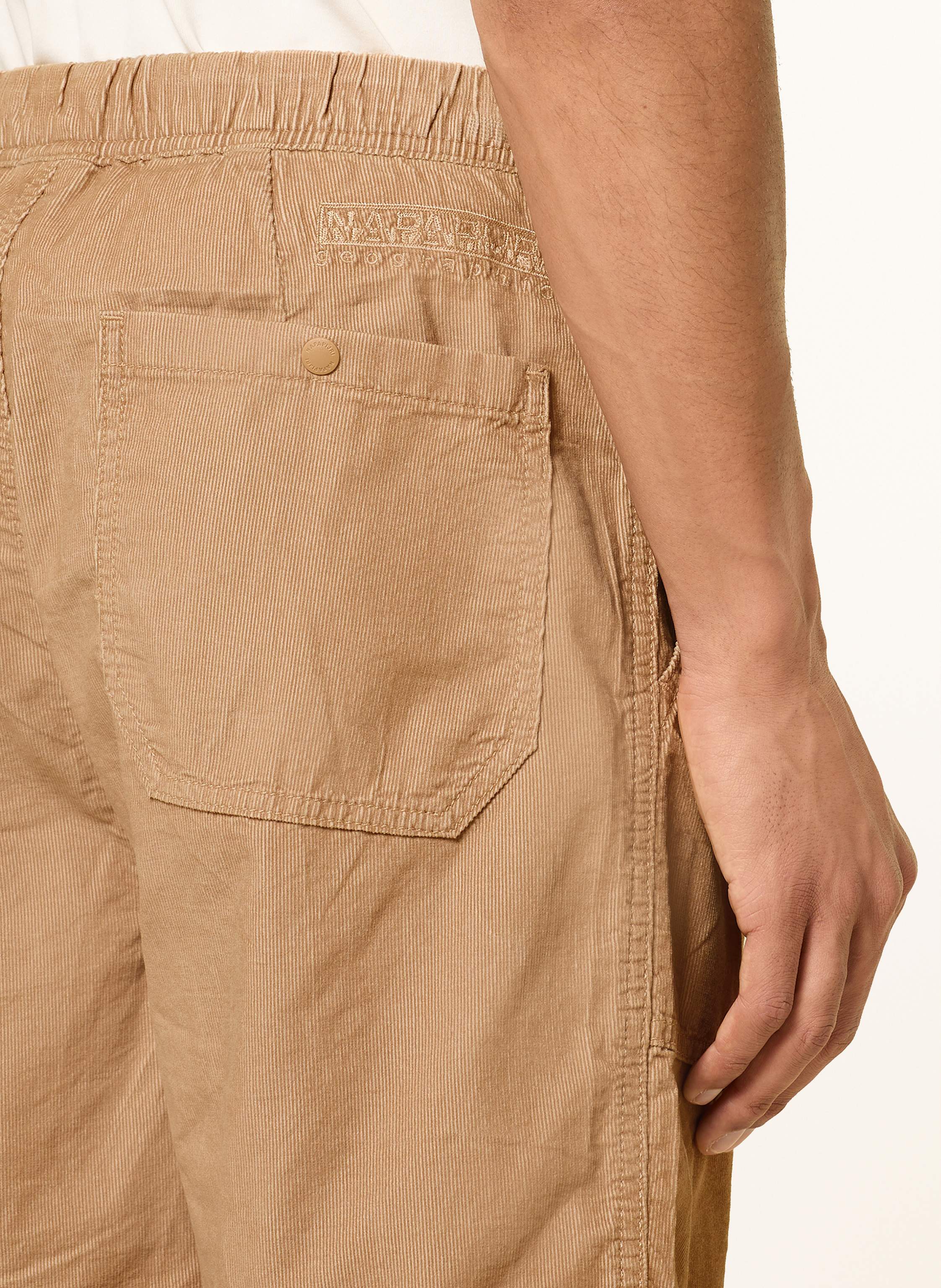Thumbnail - Napapijri Cordshorts N-Murlo Relaxed Fit gruen